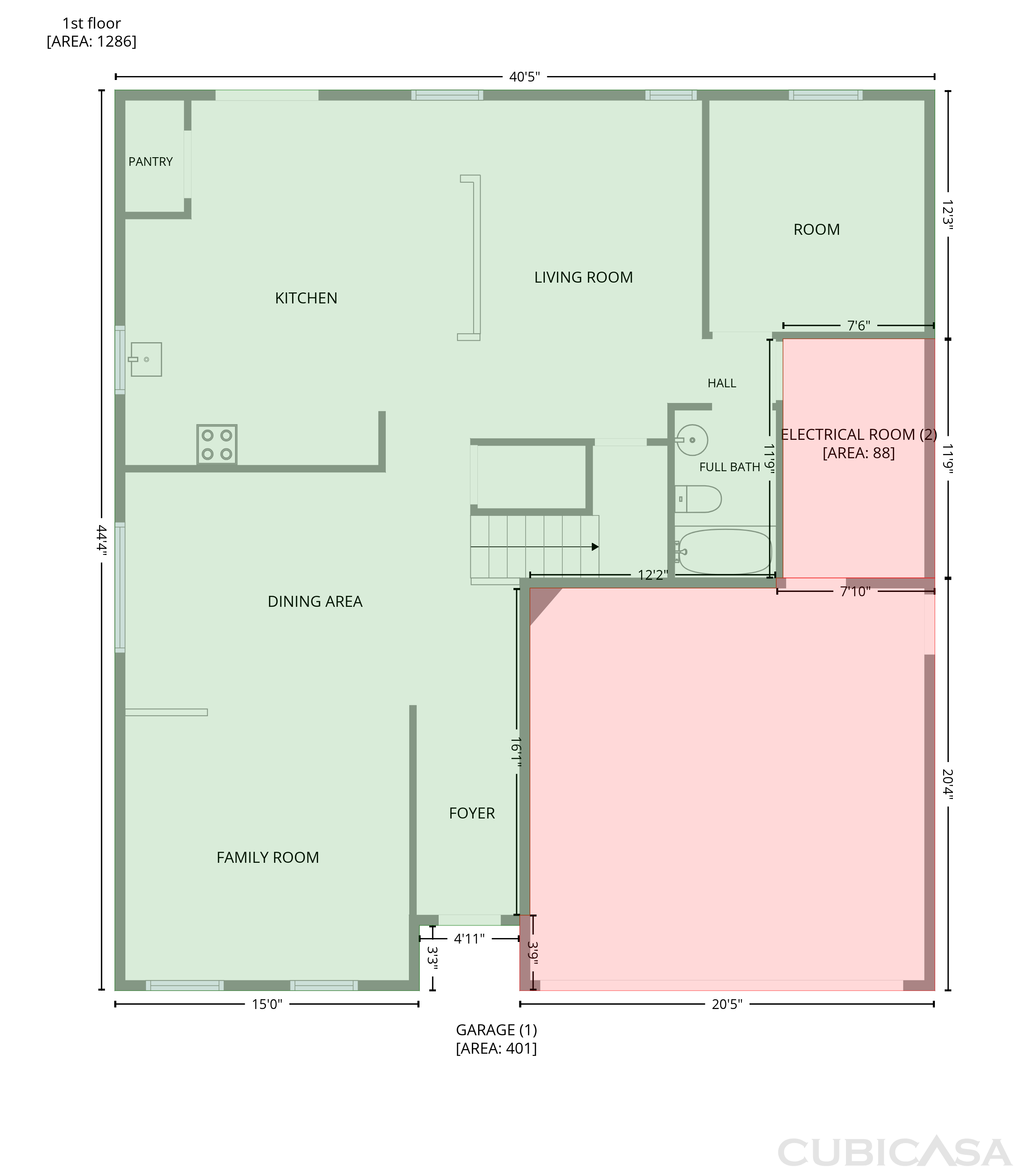 Main Floor of 1103 Boxwood Ln, Greenwood, IN