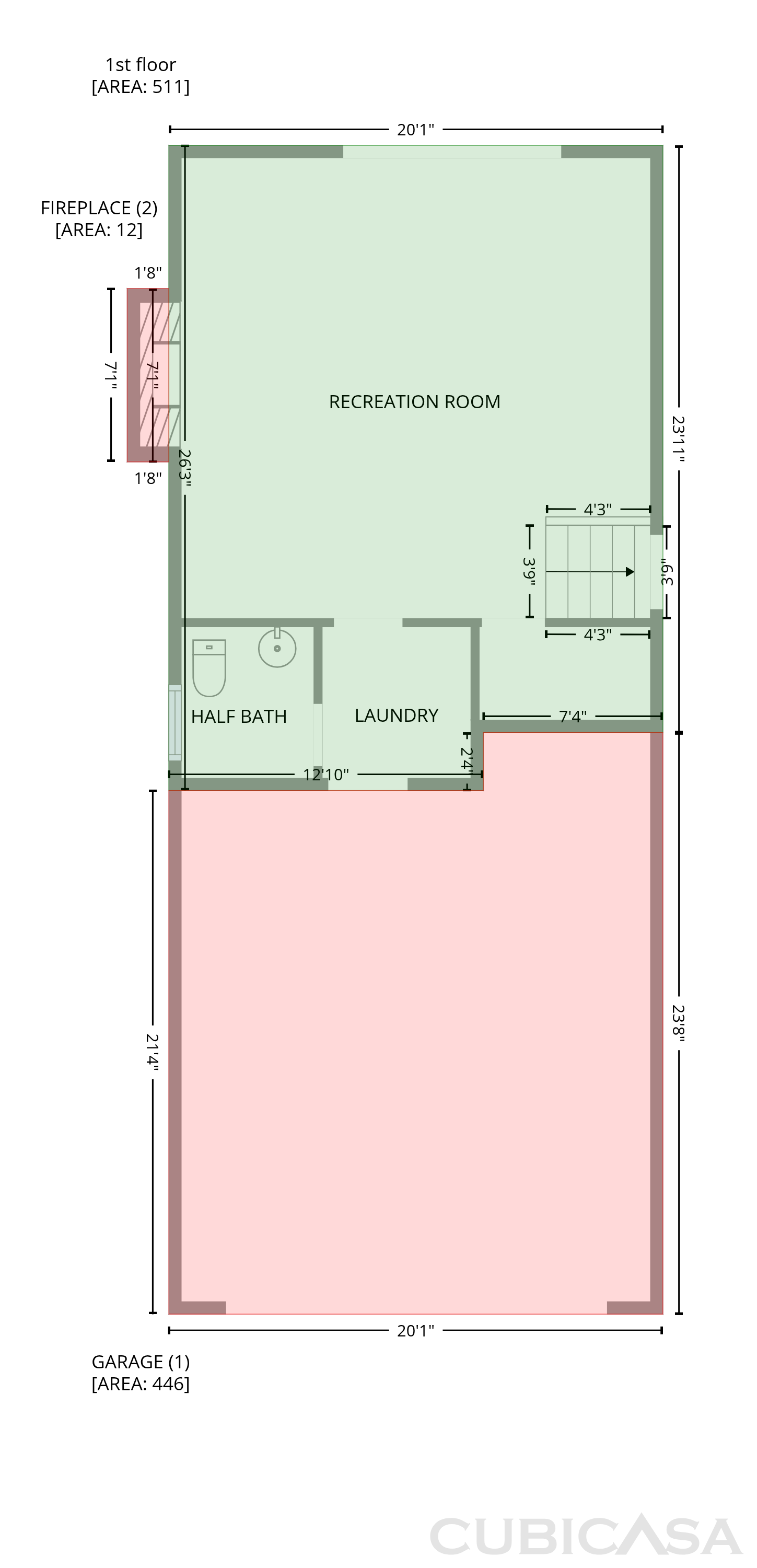 Main Floor of 2753 E Northridge Cir, Mesa, AZ