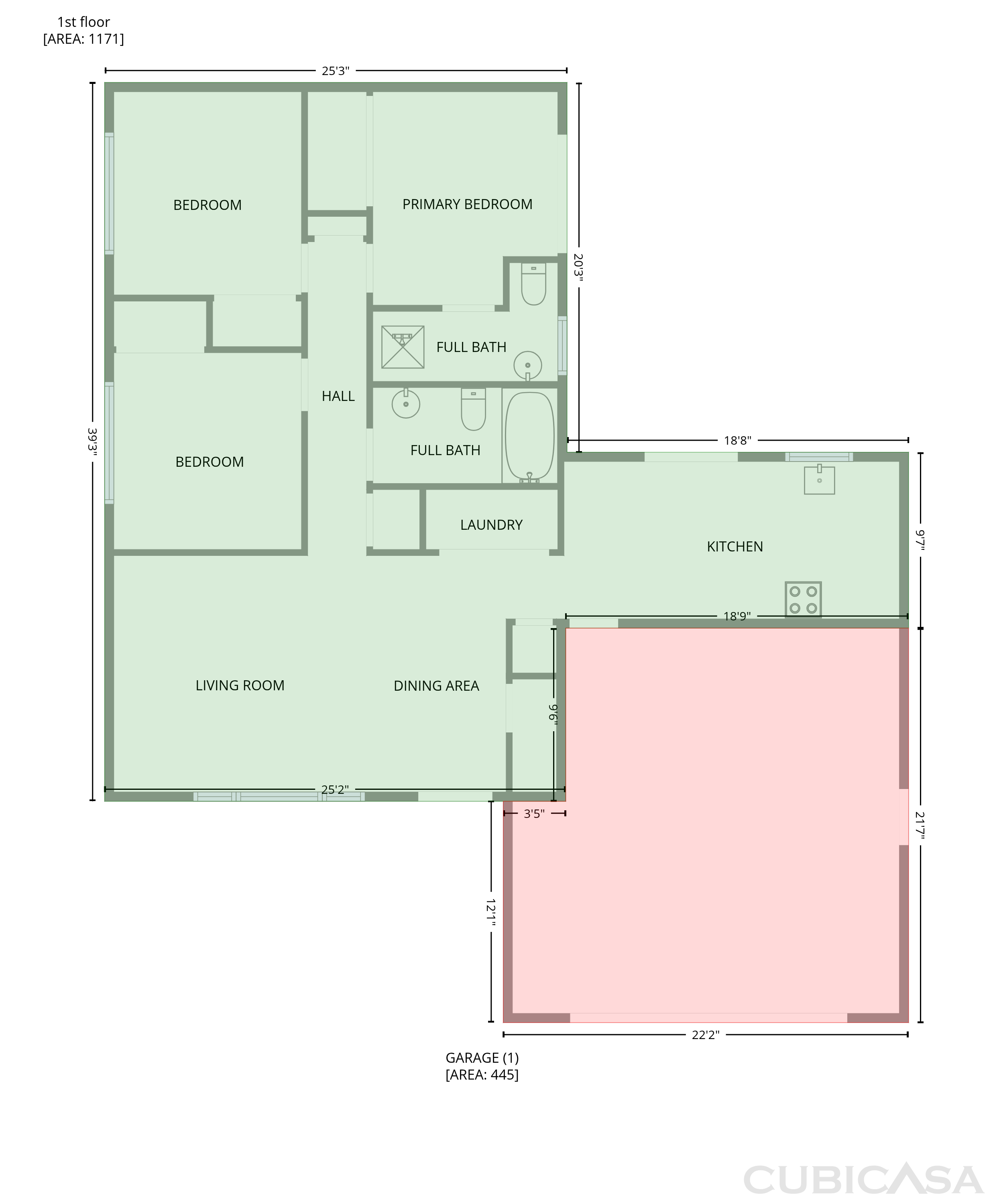 Main Floor of 1108 Elm St, Roseville, CA