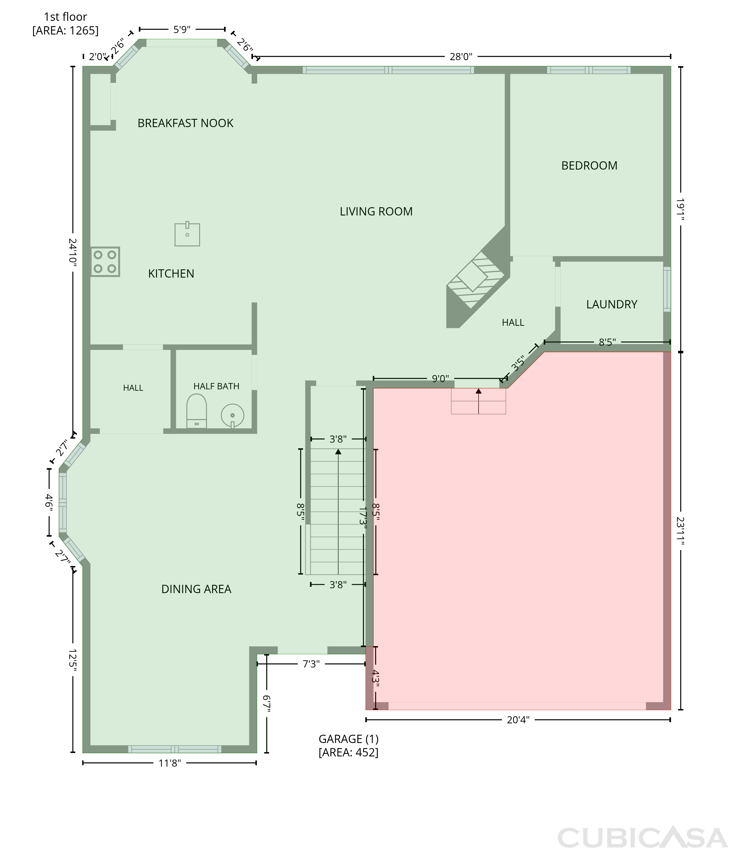 Main Floor of 7629 NE 201st Pl, Kenmore, WA