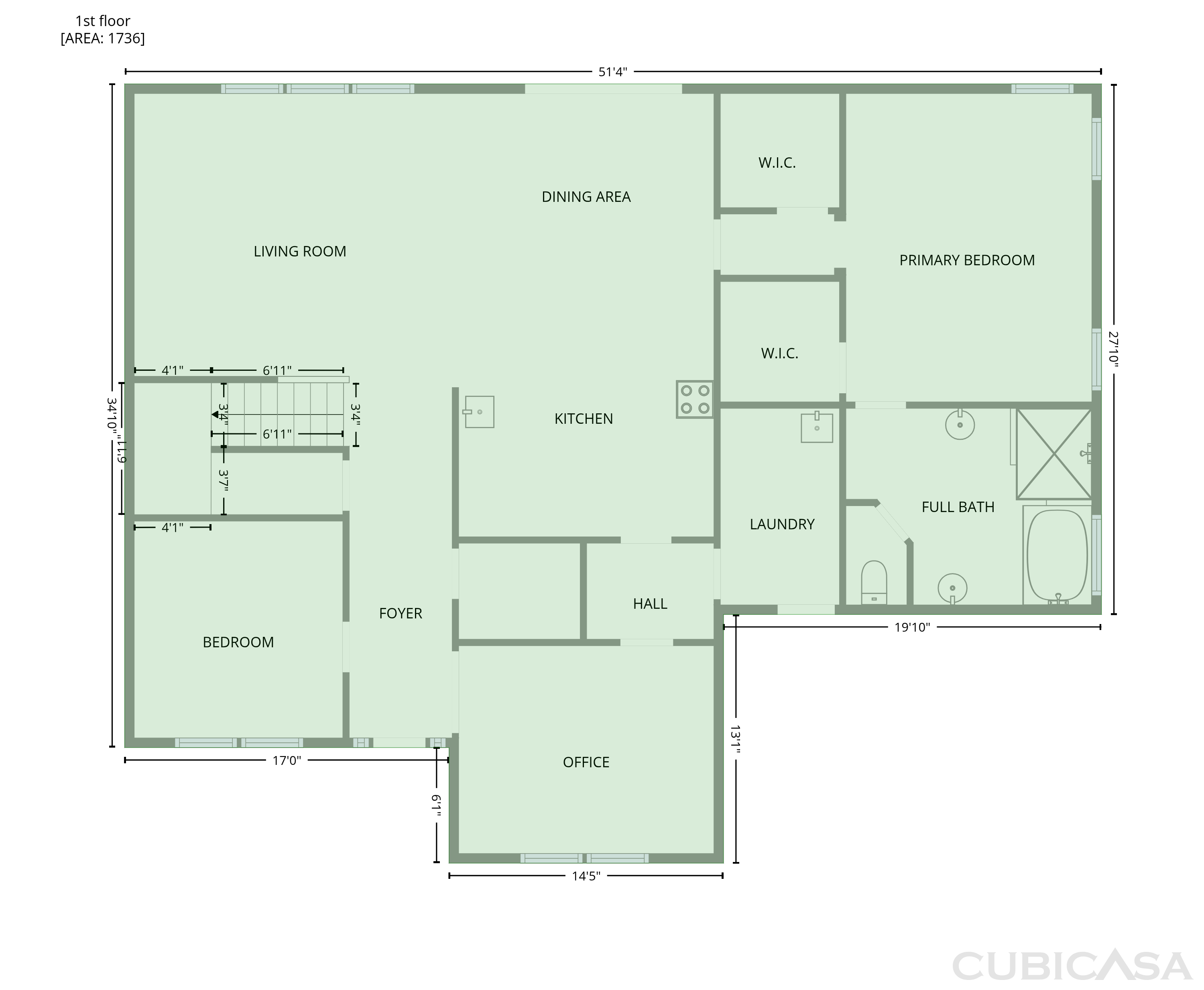 Main Floor of 8331 Golden Bamboo Dr, Jacksonville, FL