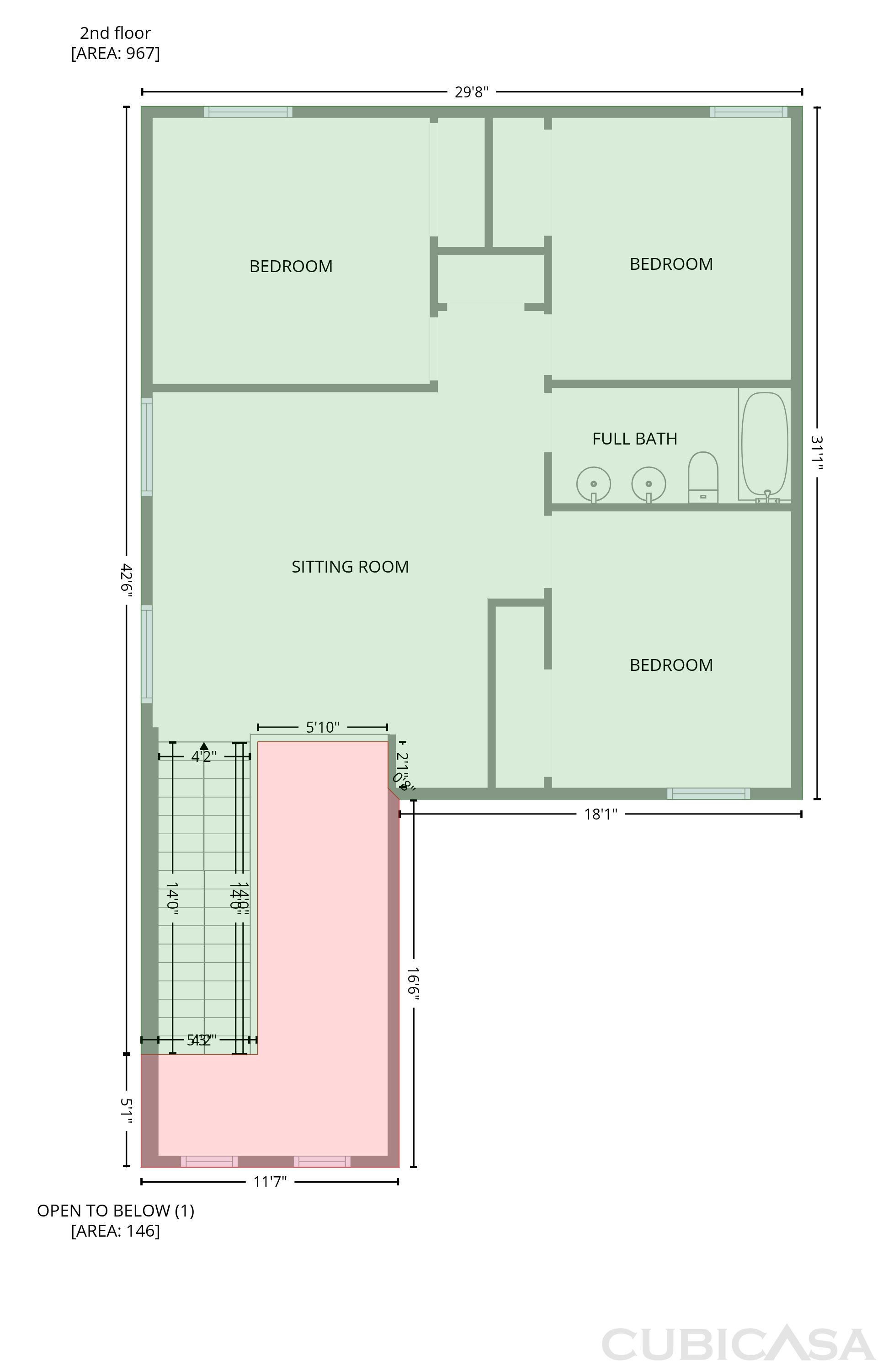 Second Floor of 3092 Bella Vista Dr, Davenport, FL