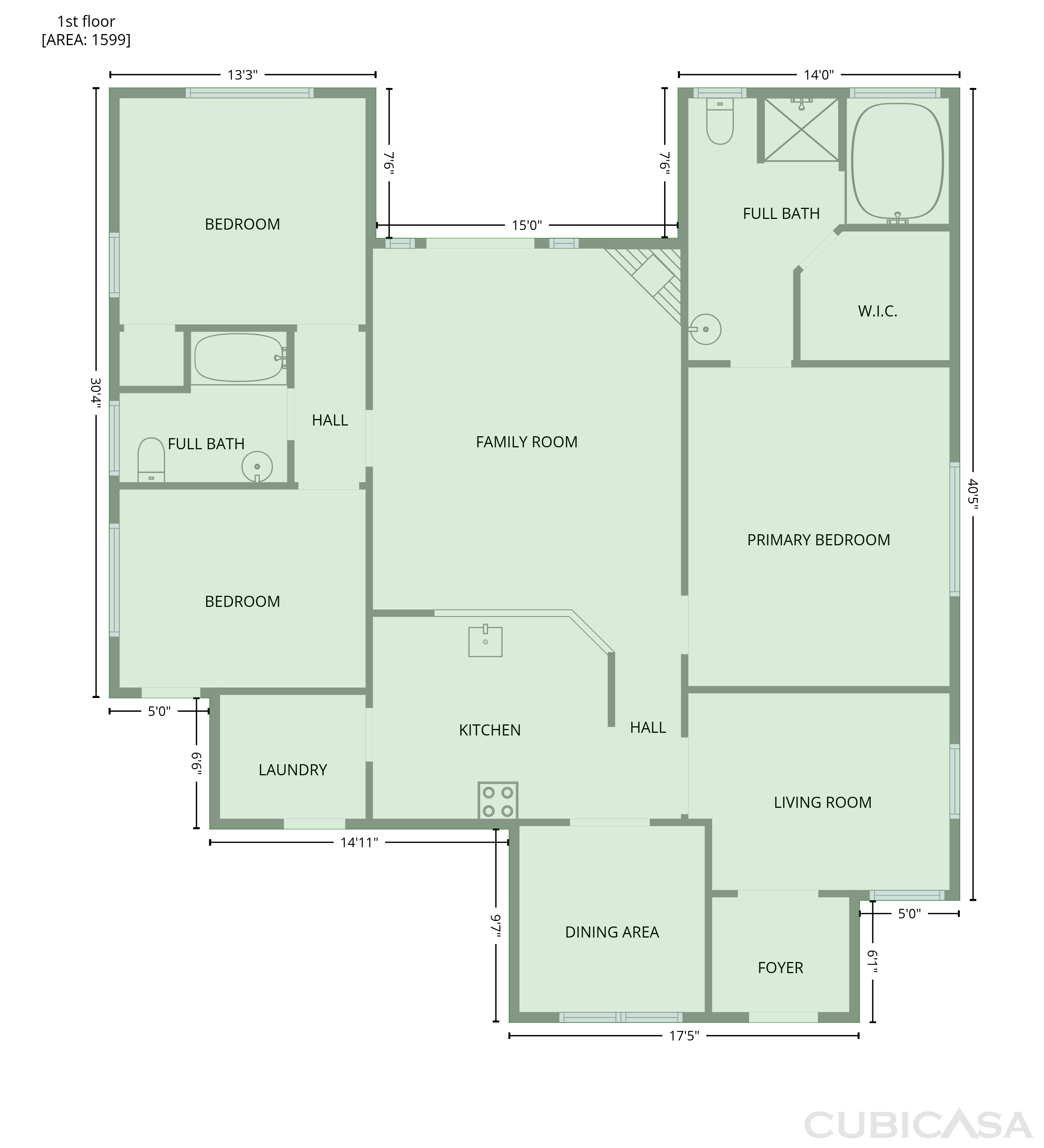 Main Floor of 416 Fossil Rock Dr, Azle, TX