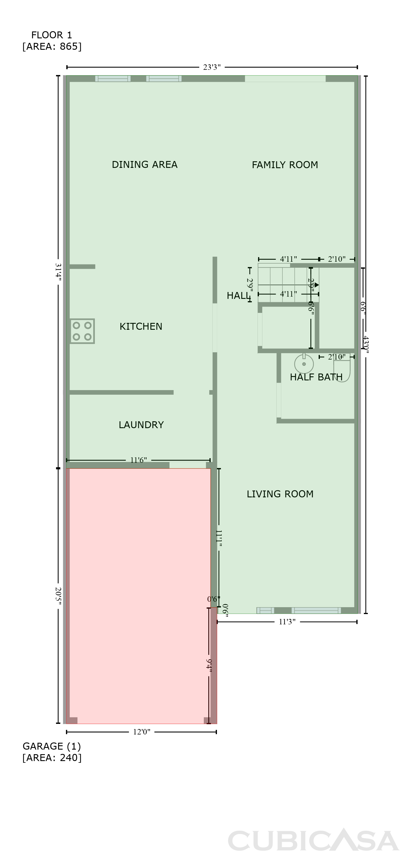 Main Floor of 915 Woodbridge Ct, Safety Harbor, FL