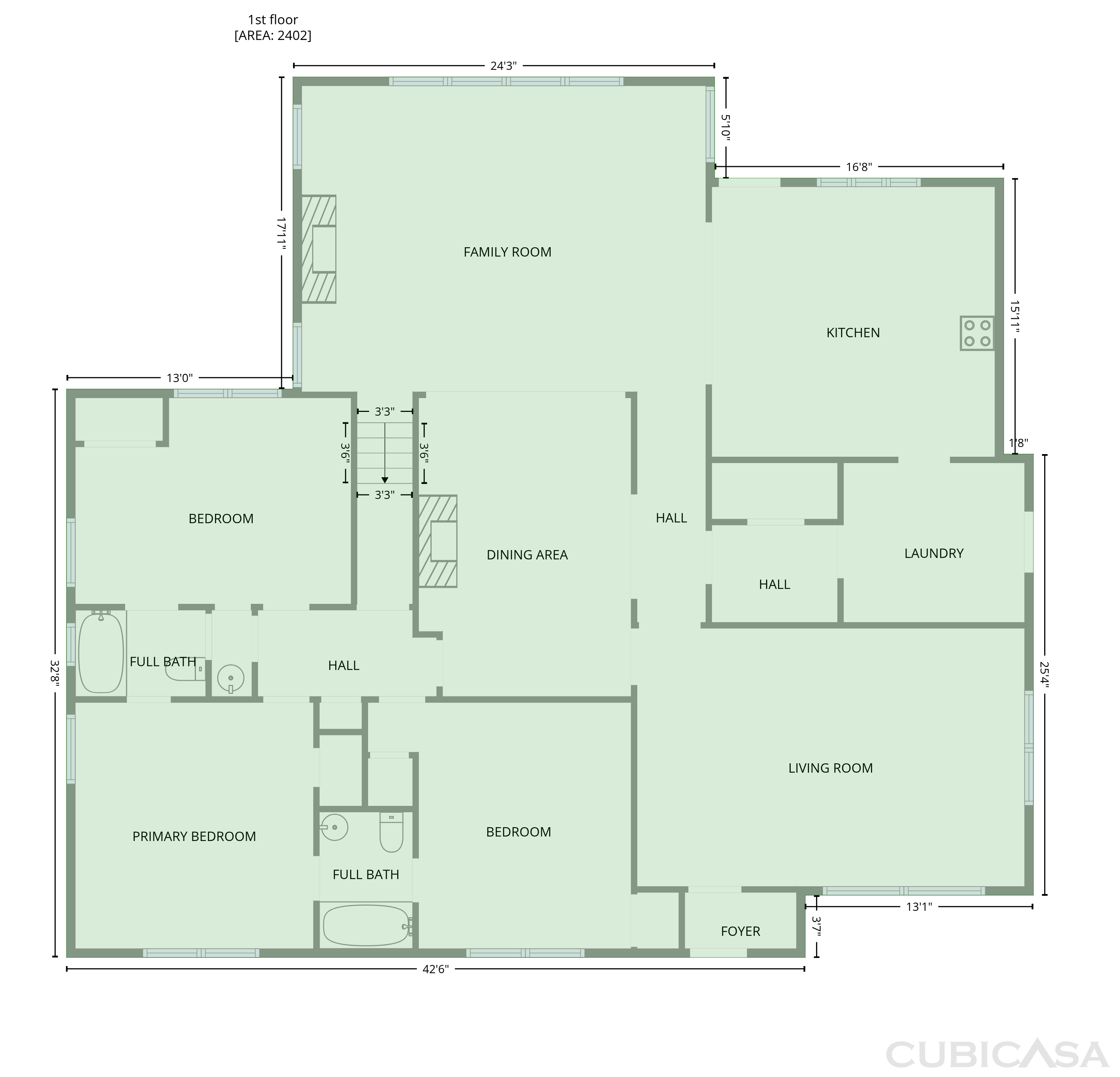 Main Floor of 4467 Woodlark Ln, Charlotte, NC
