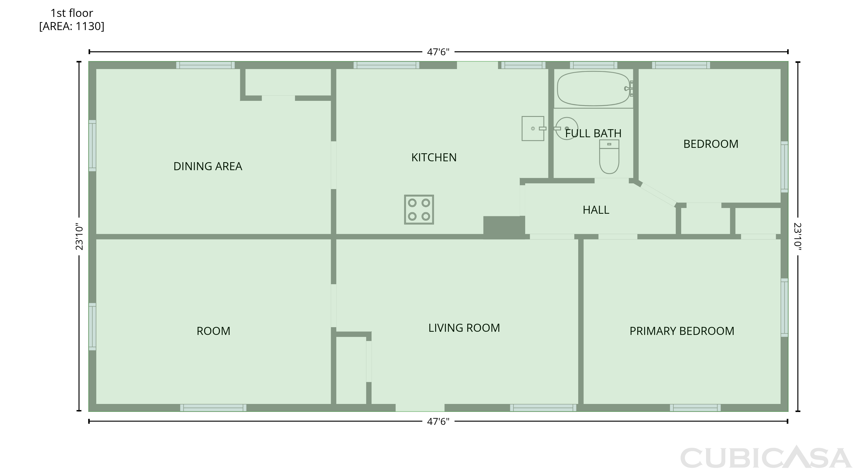 Main Floor of 76 Cavalier Rd, Hampton, VA