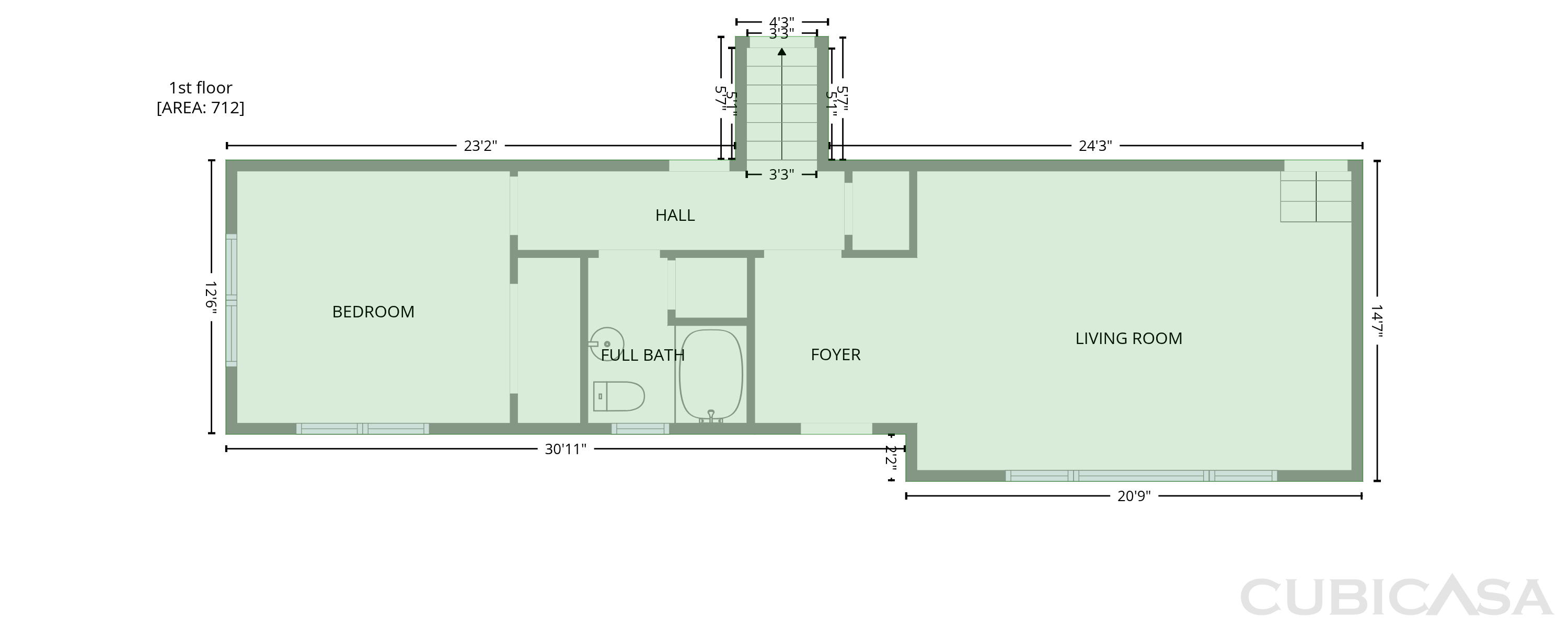 Main Floor of 211 Windsor Dr, Shelby, NC