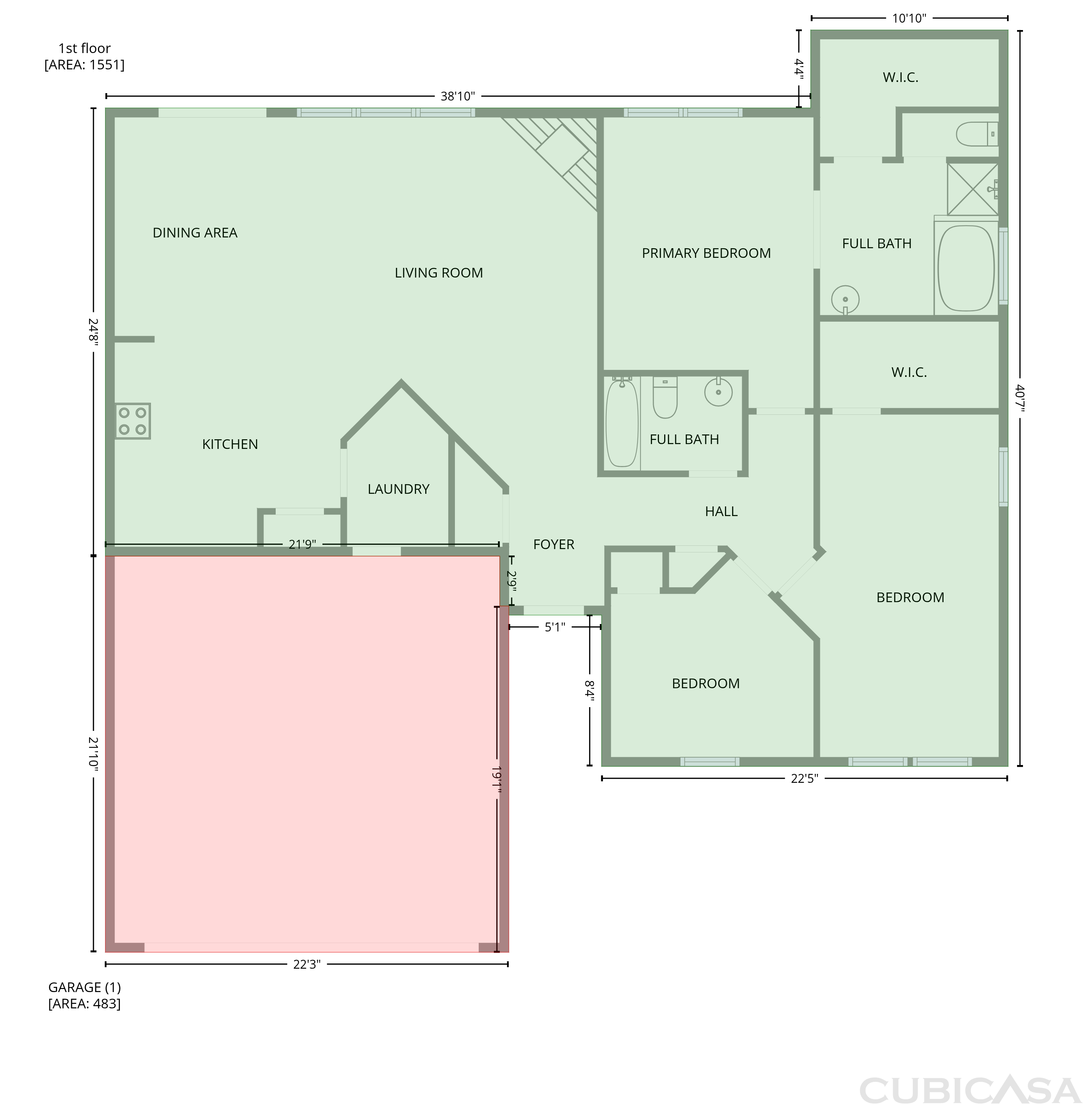 Main Floor of 2082 Lawrin Ct, Indianapolis, IN