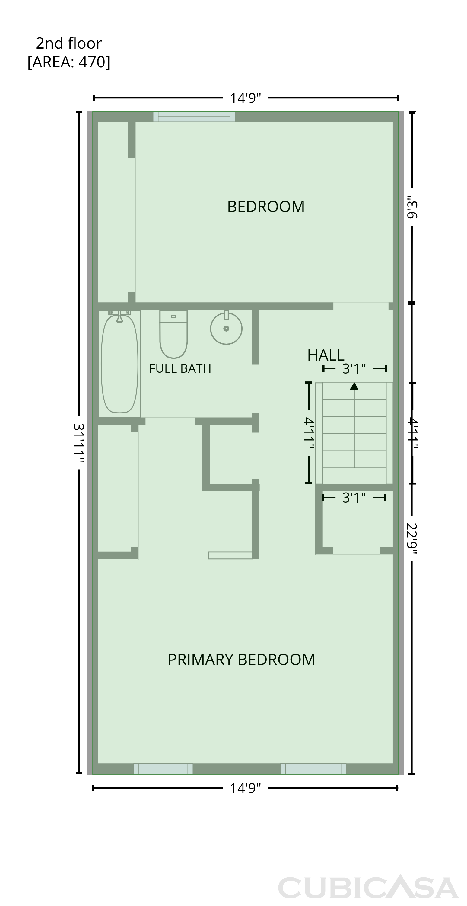 Third Floor of 8769 Kanawha Ct, Lorton, VA