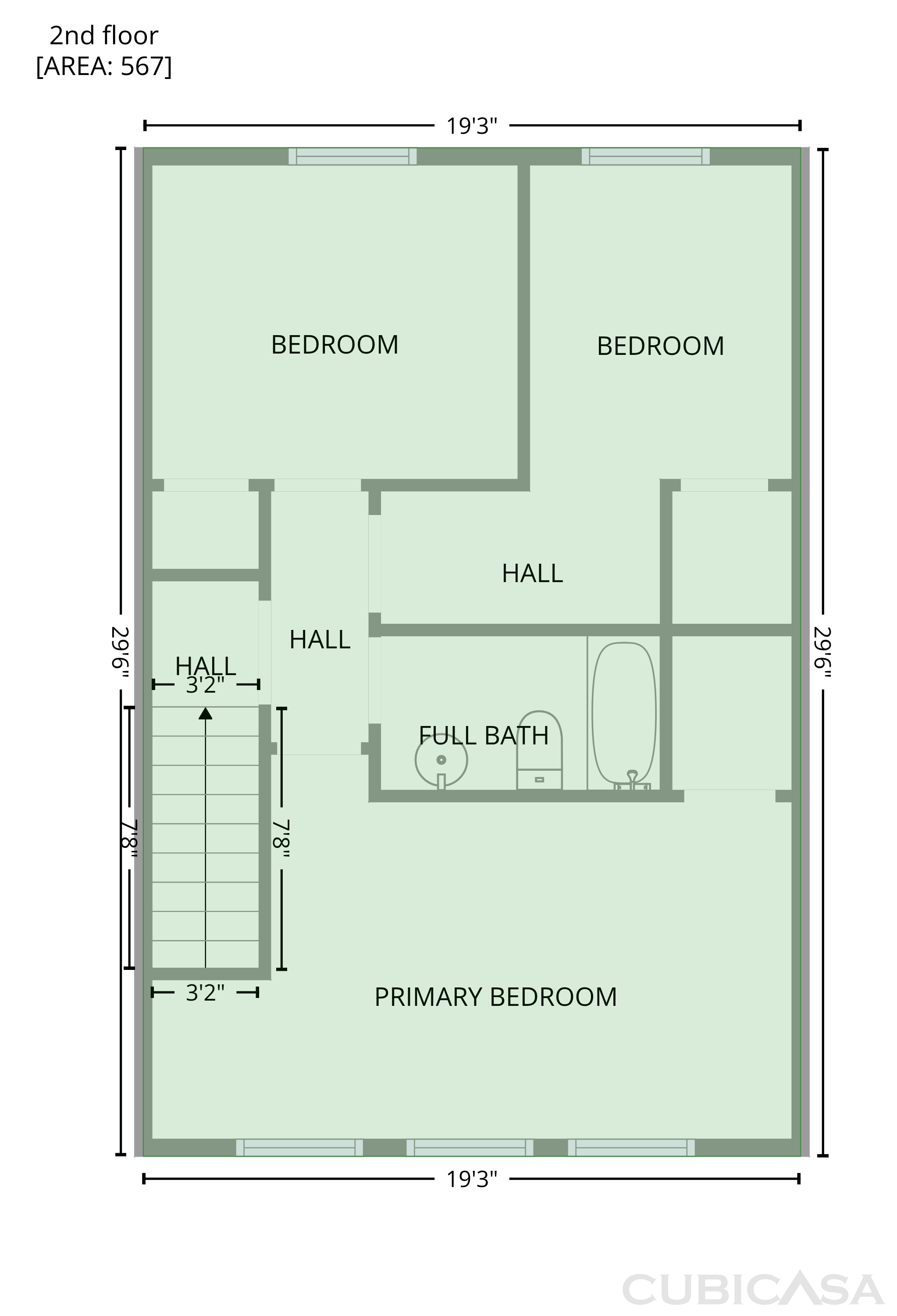 Third Floor of 13524 Bentley Cir, Woodbridge, VA
