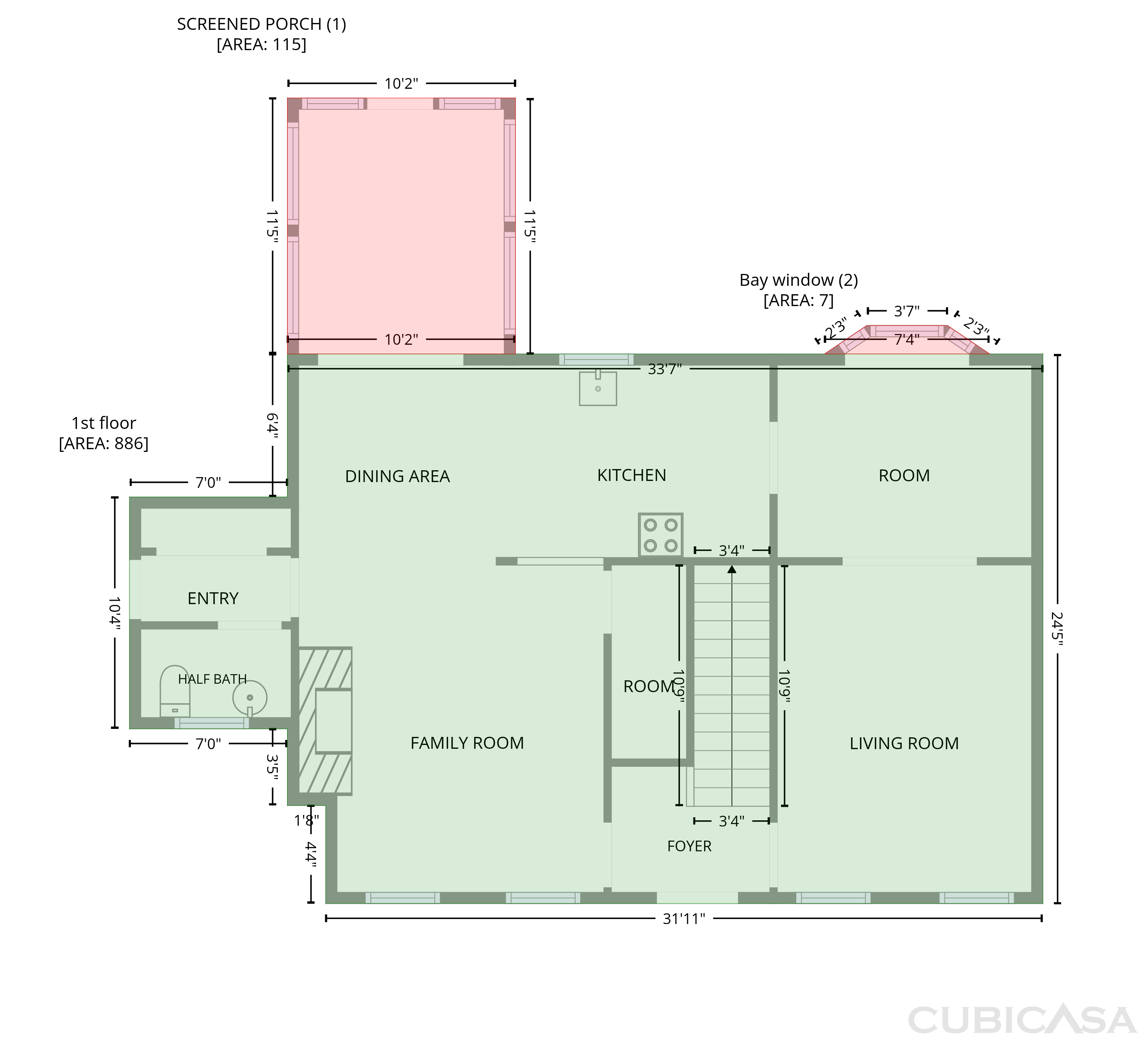 Main Floor of 8431 Mission Hills Rd, Charlotte, NC