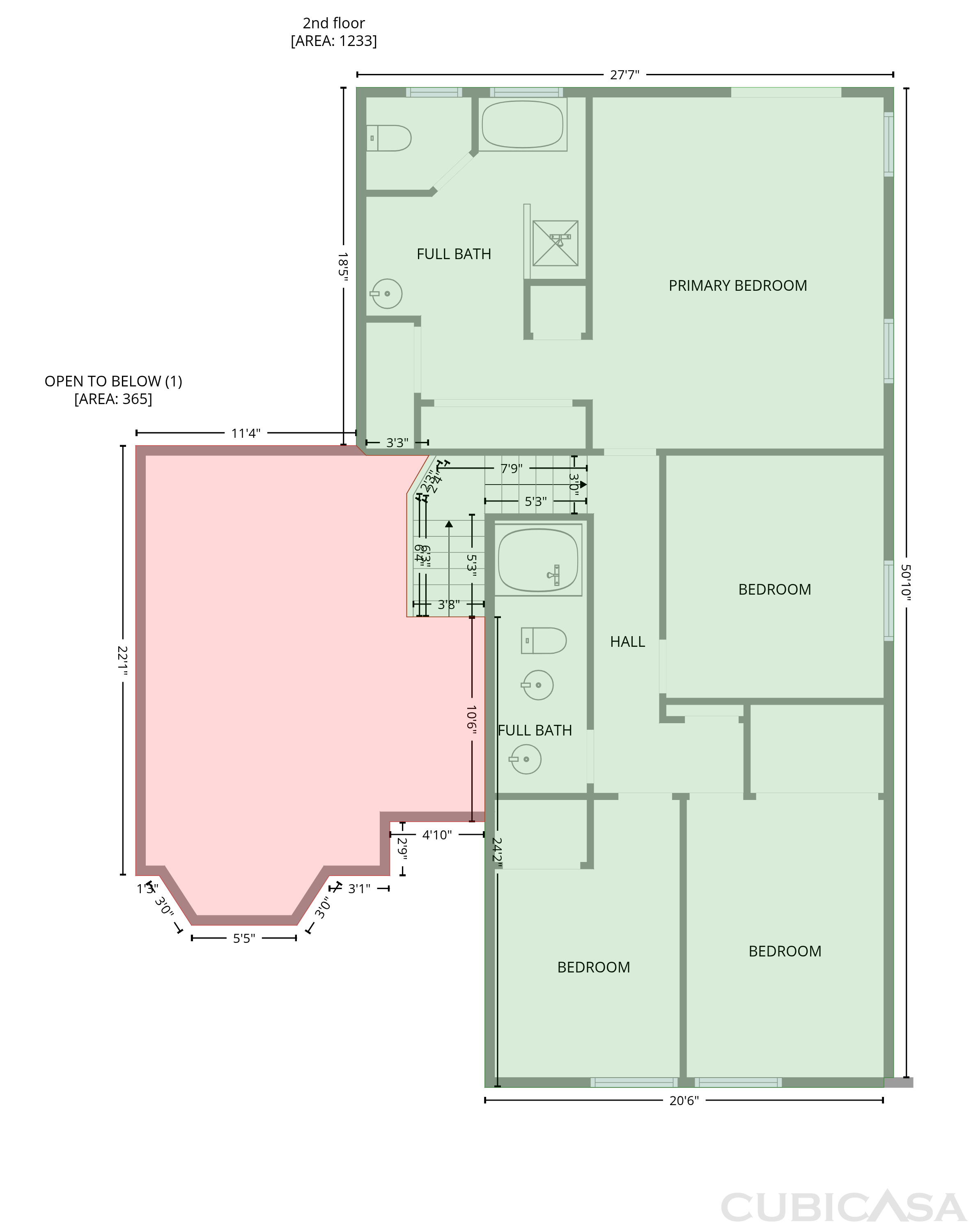Second Floor of 851 W Port Royal Pl, Tucson, AZ