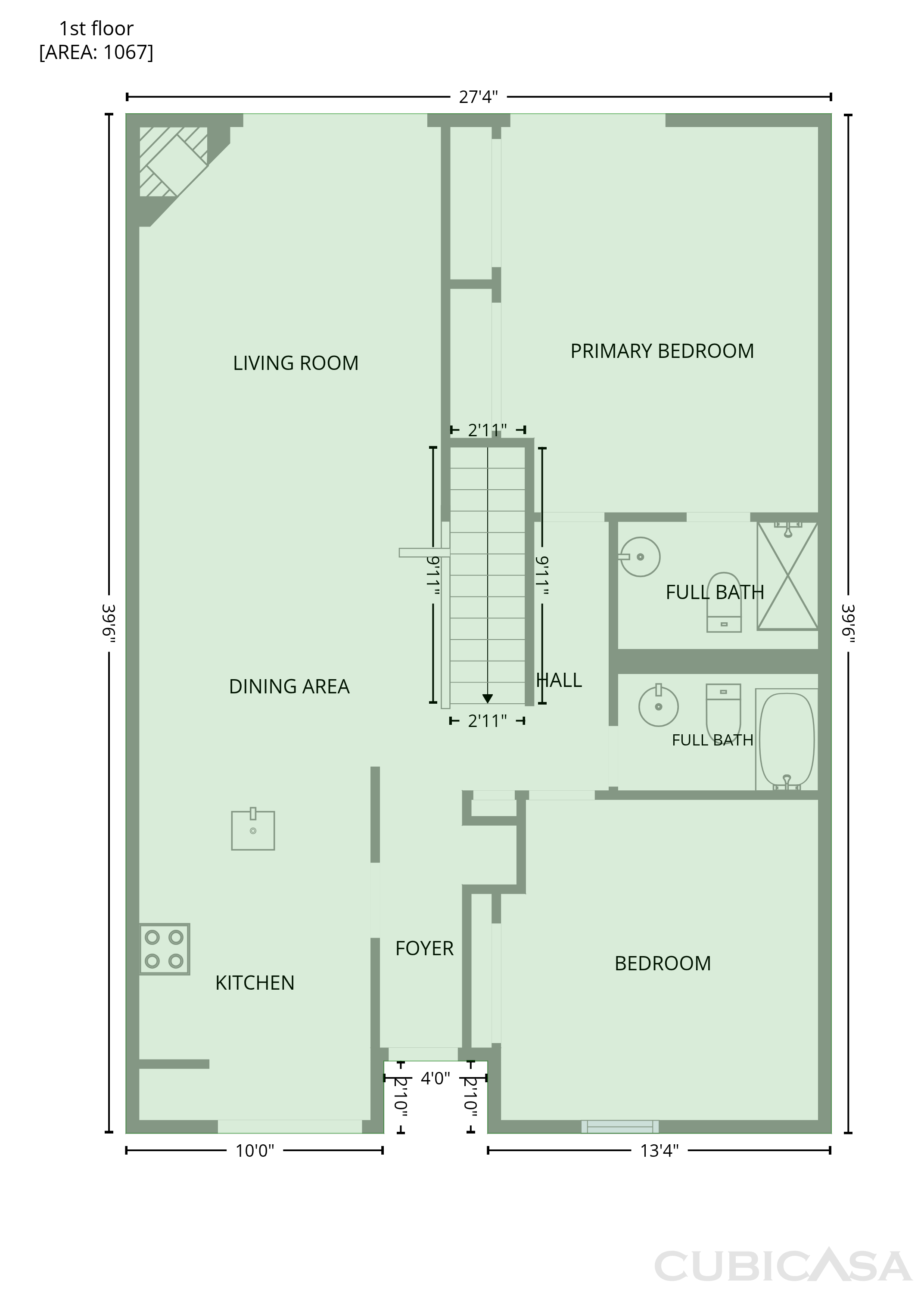 Second Floor of 704 Green Ridge Dr, Raleigh, NC