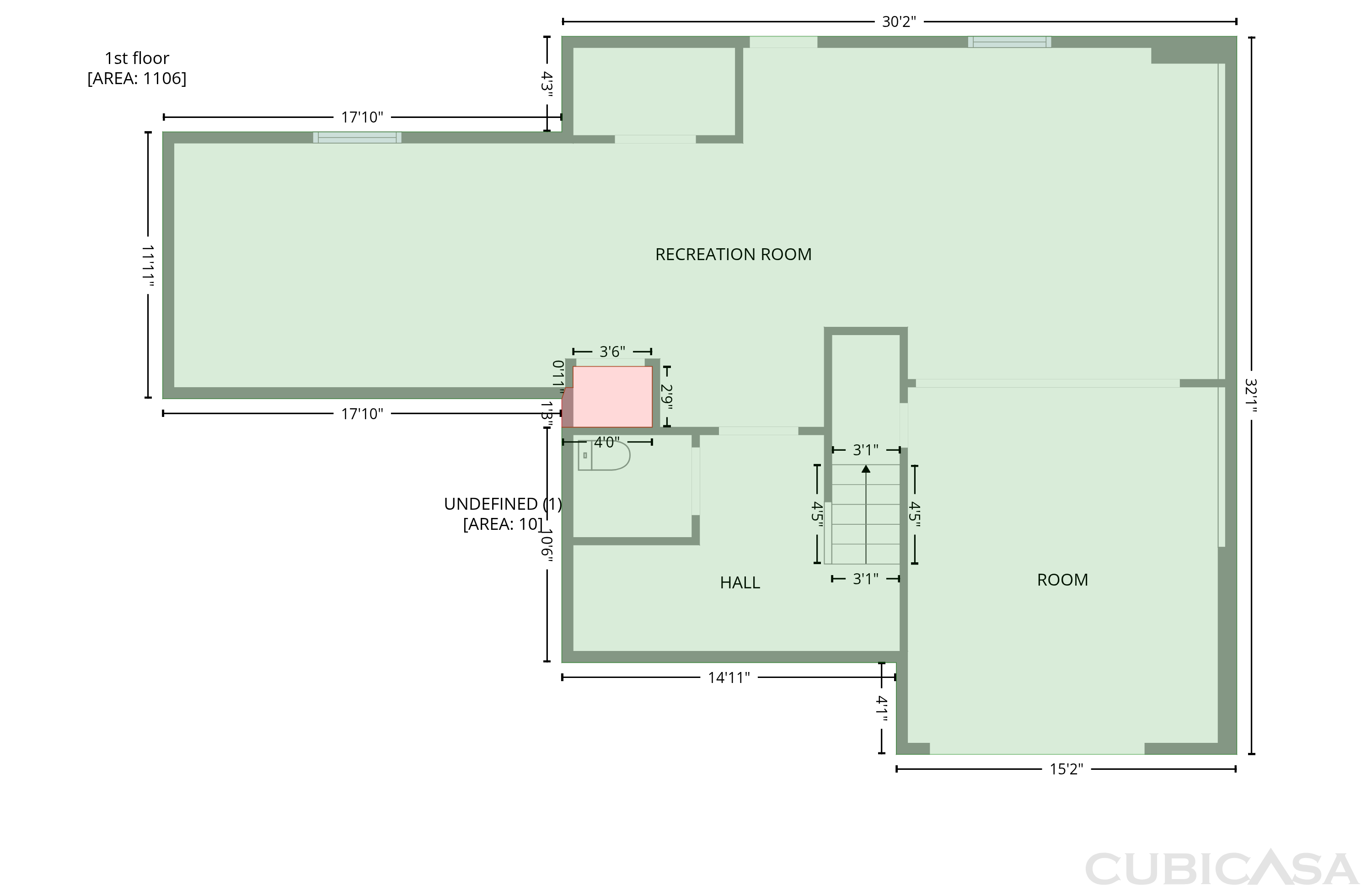 Main Floor of 3825 Cedar Trace Ln, Ellenwood, GA