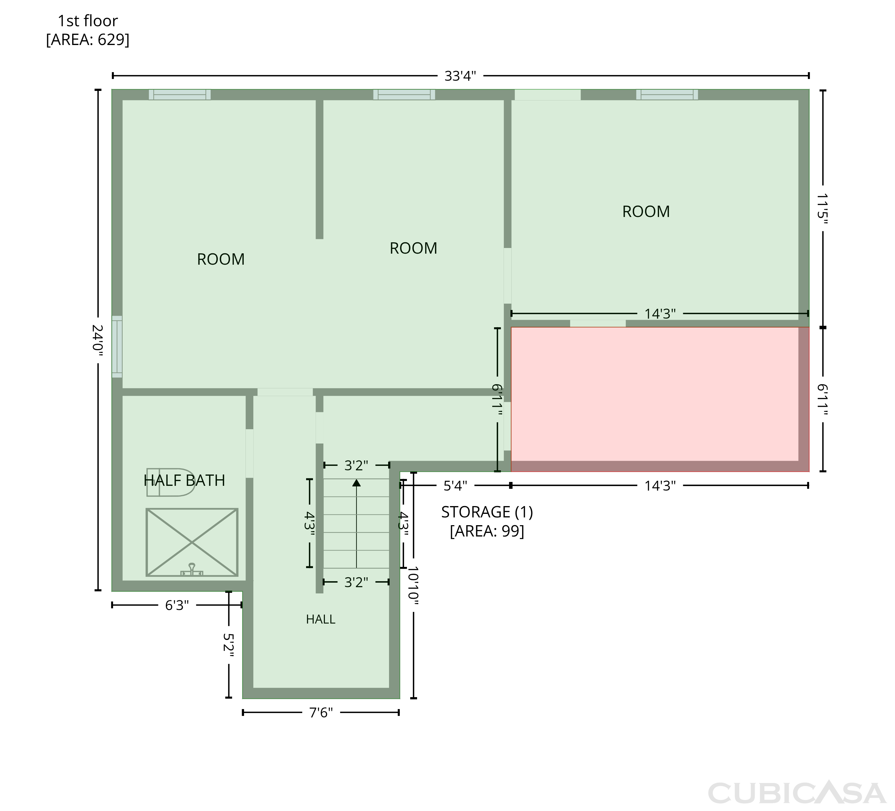 Main Floor of 434 Pine Tree Dr, Dawsonville, GA
