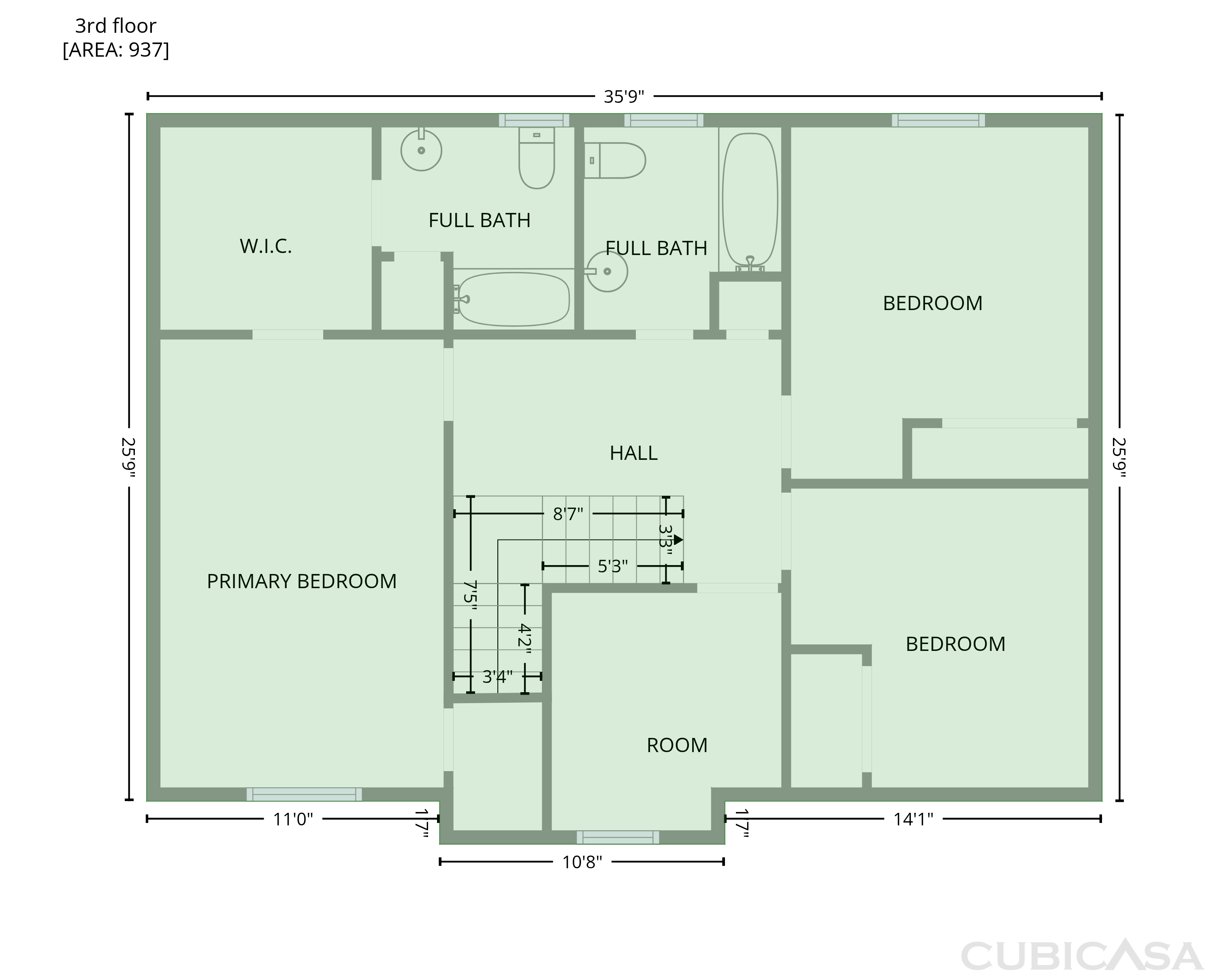 Third Floor of 4479 Alpine Ct, Snellville, GA