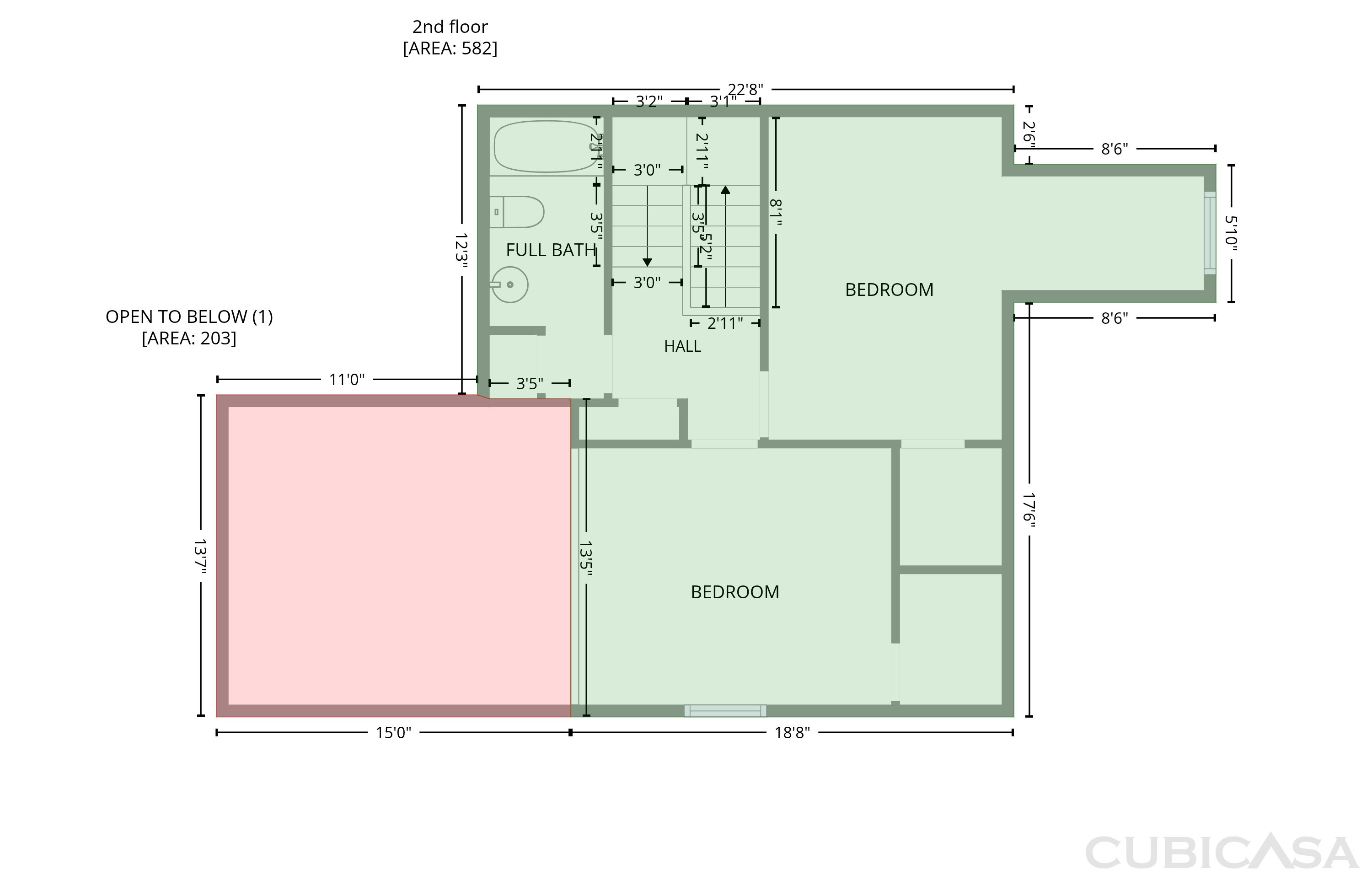 Second Floor of 30 Pickwick Pl, Greensboro, NC