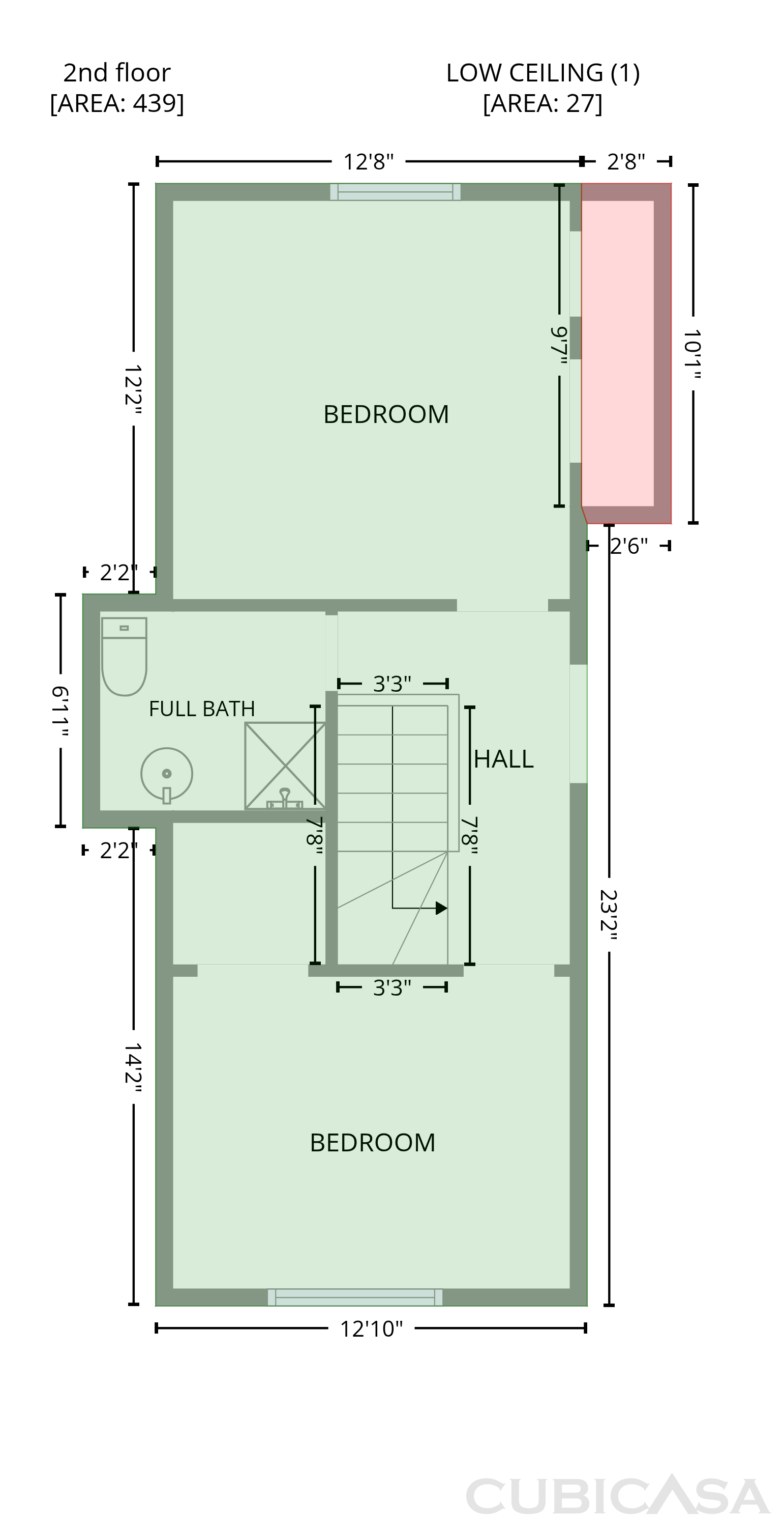 Upper level