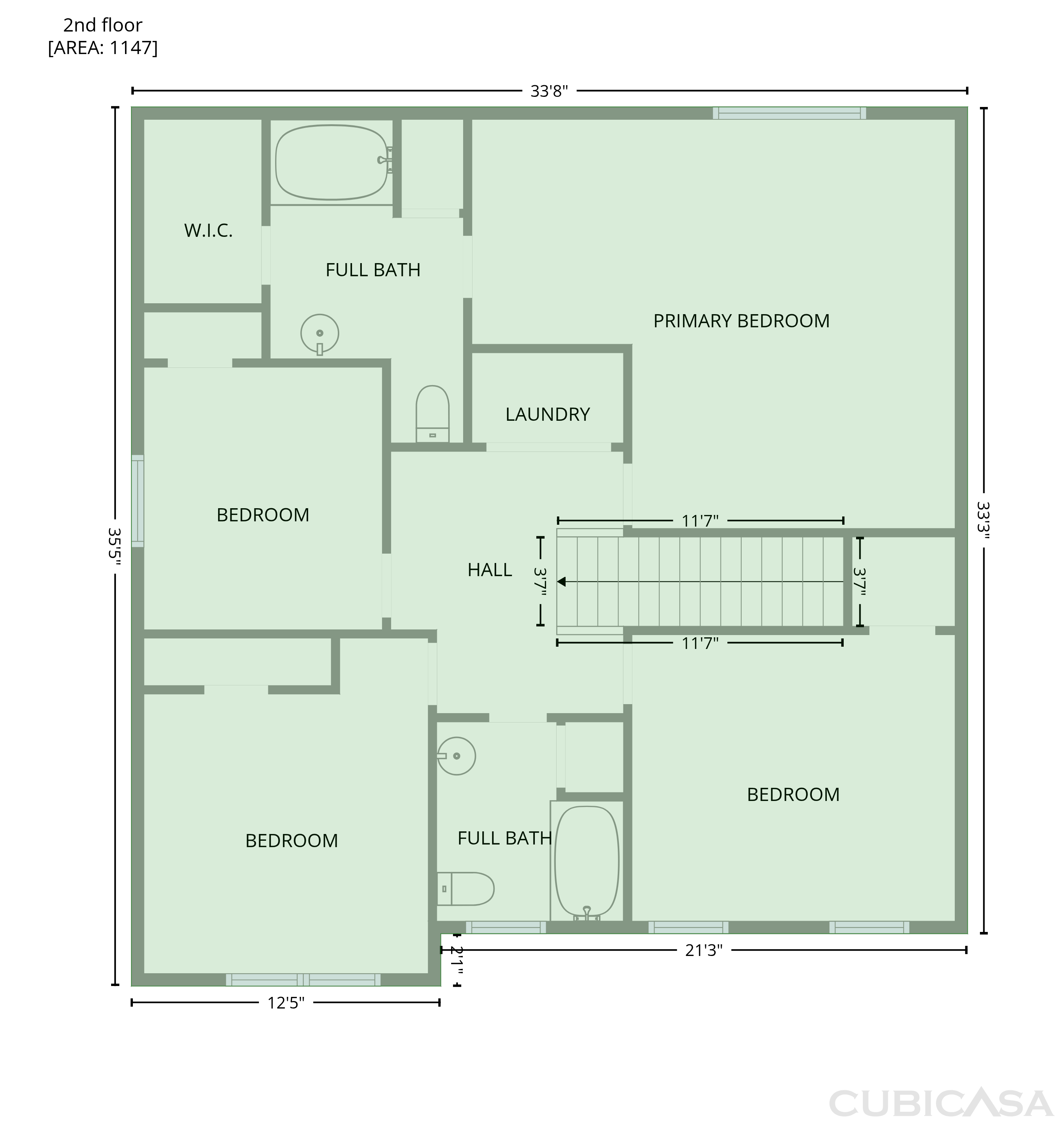 Second Floor of 719 Cannonsburg Dr, Duncan, SC