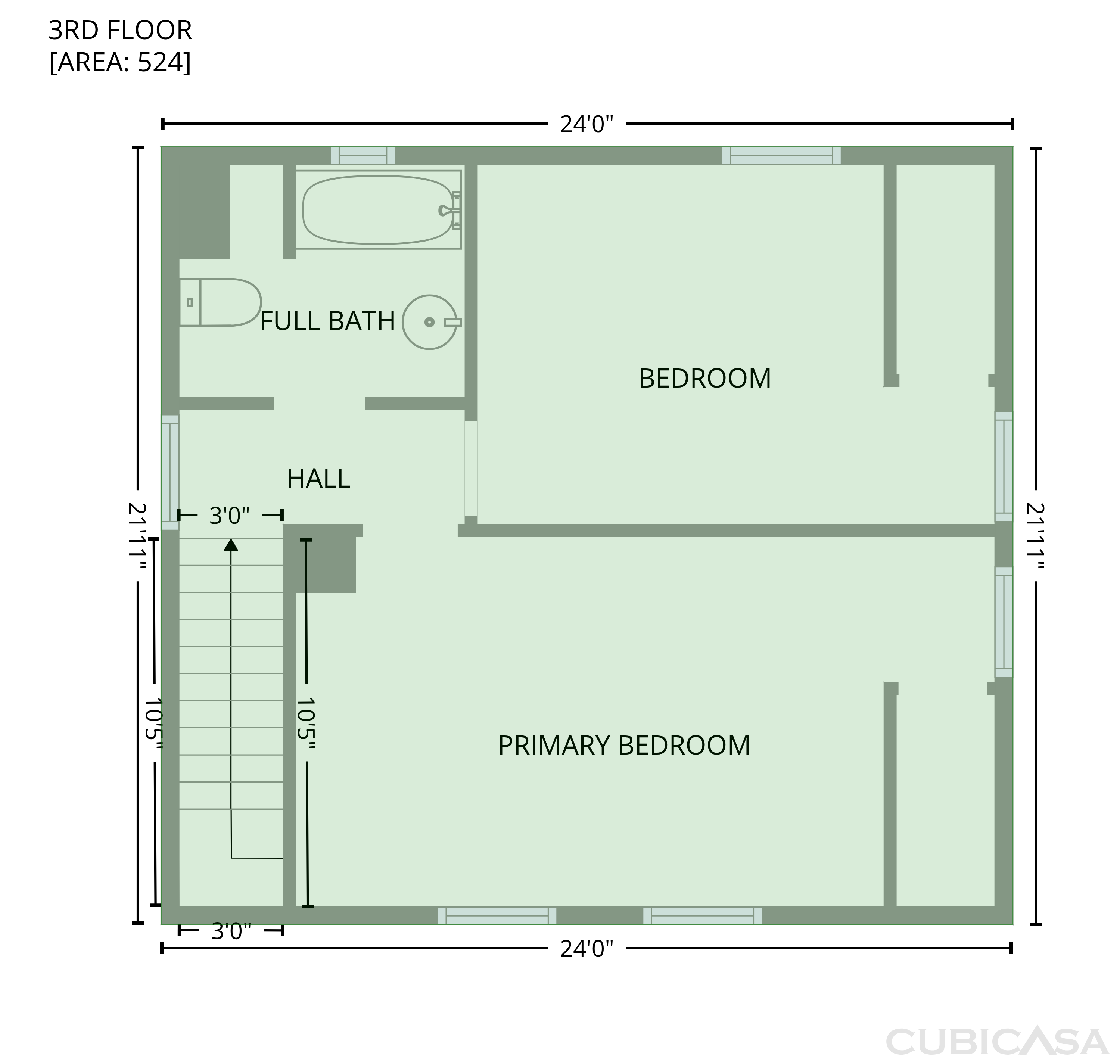 Third Floor of 824 Gasche St, Wooster, OH