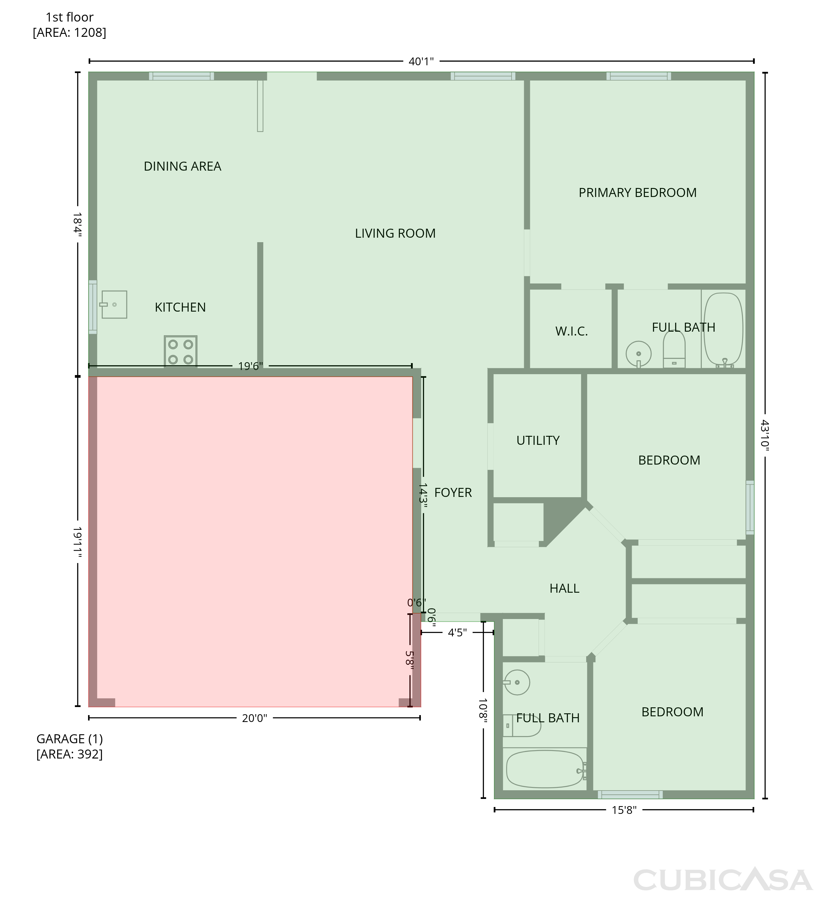 Main Floor of 6654 Hazelhatch Dr, Indianapolis, IN