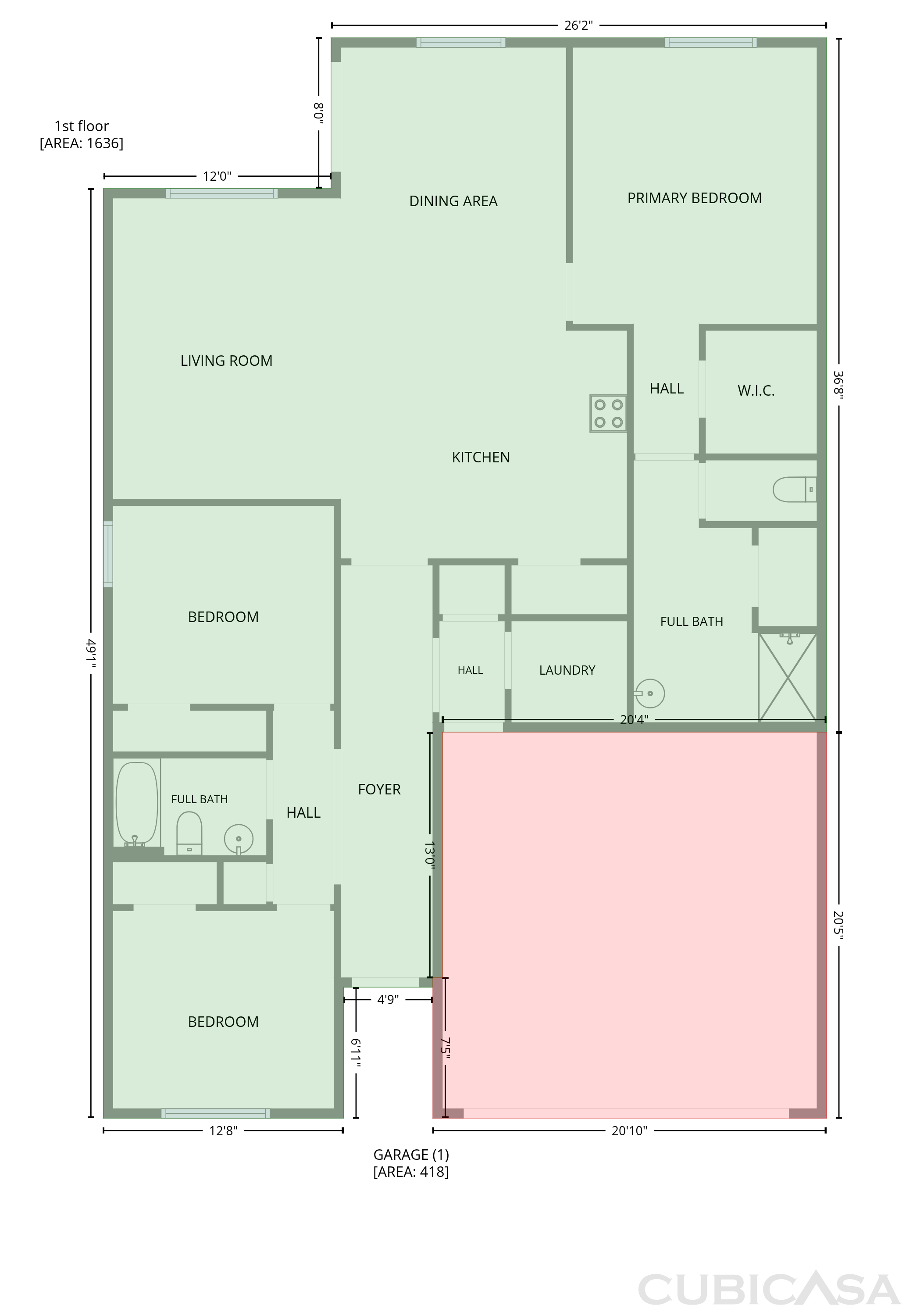 Main Floor of 4204 Miranda Pl, Antioch, TN