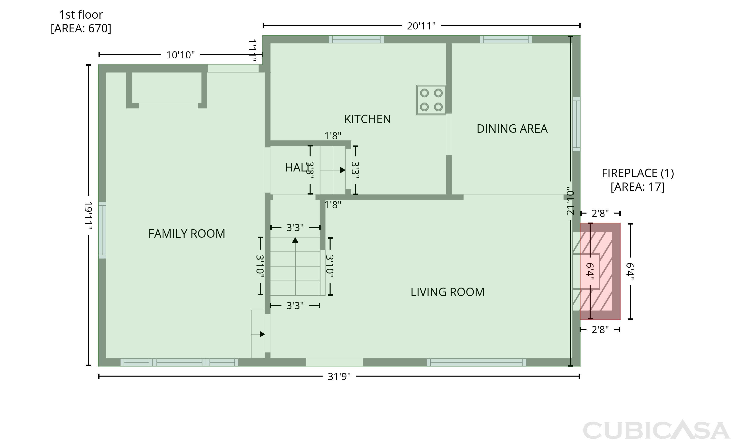 Main Floor of 312 Montrose Ave NW, Canton, OH