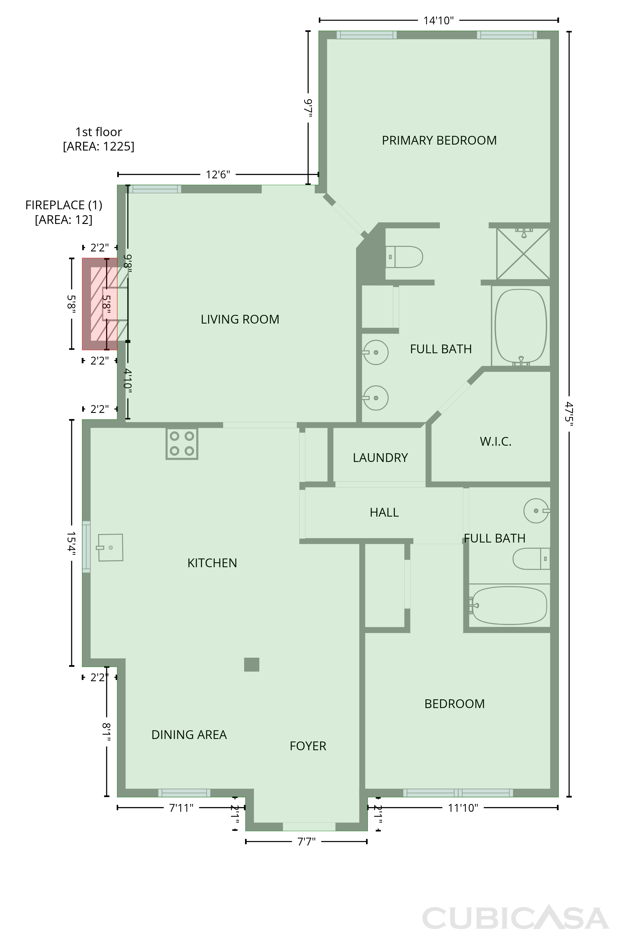 Main Floor of 124 Cattail Ln, Calera, AL