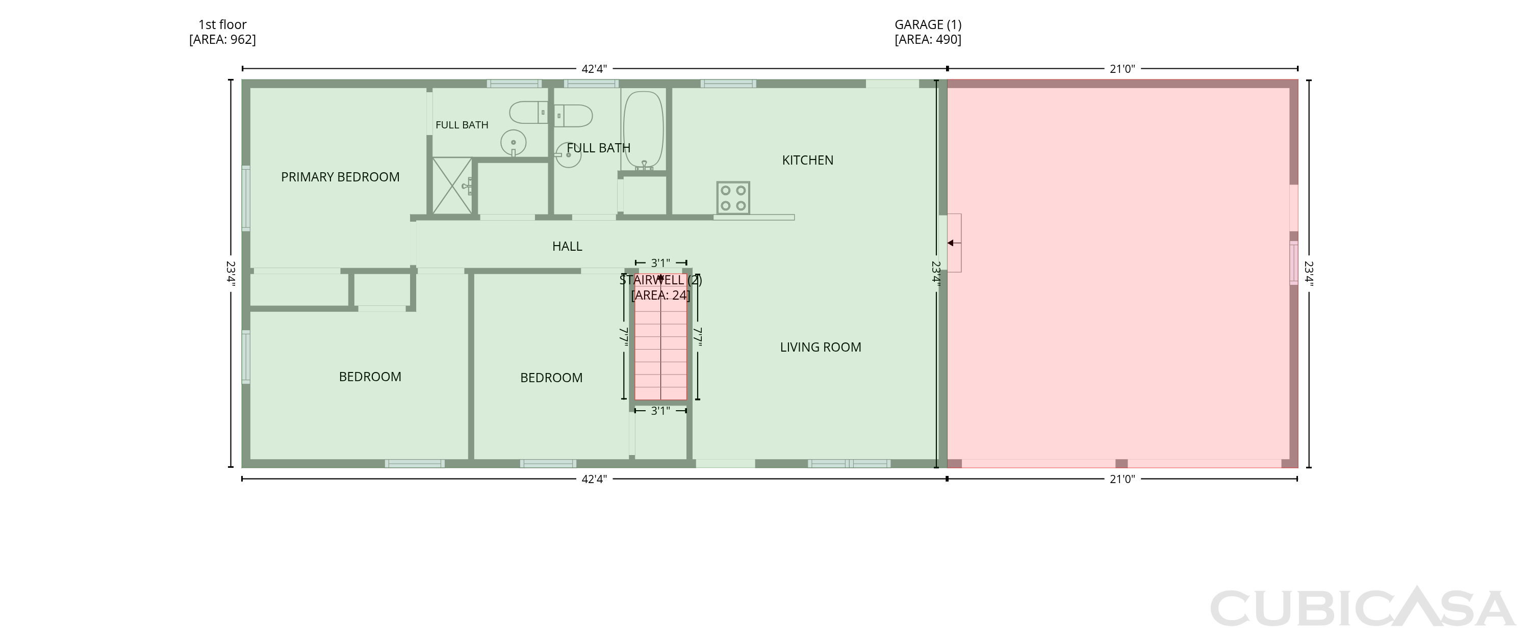 Second Floor of 3841 Lavilla Dr, Powder Springs, GA