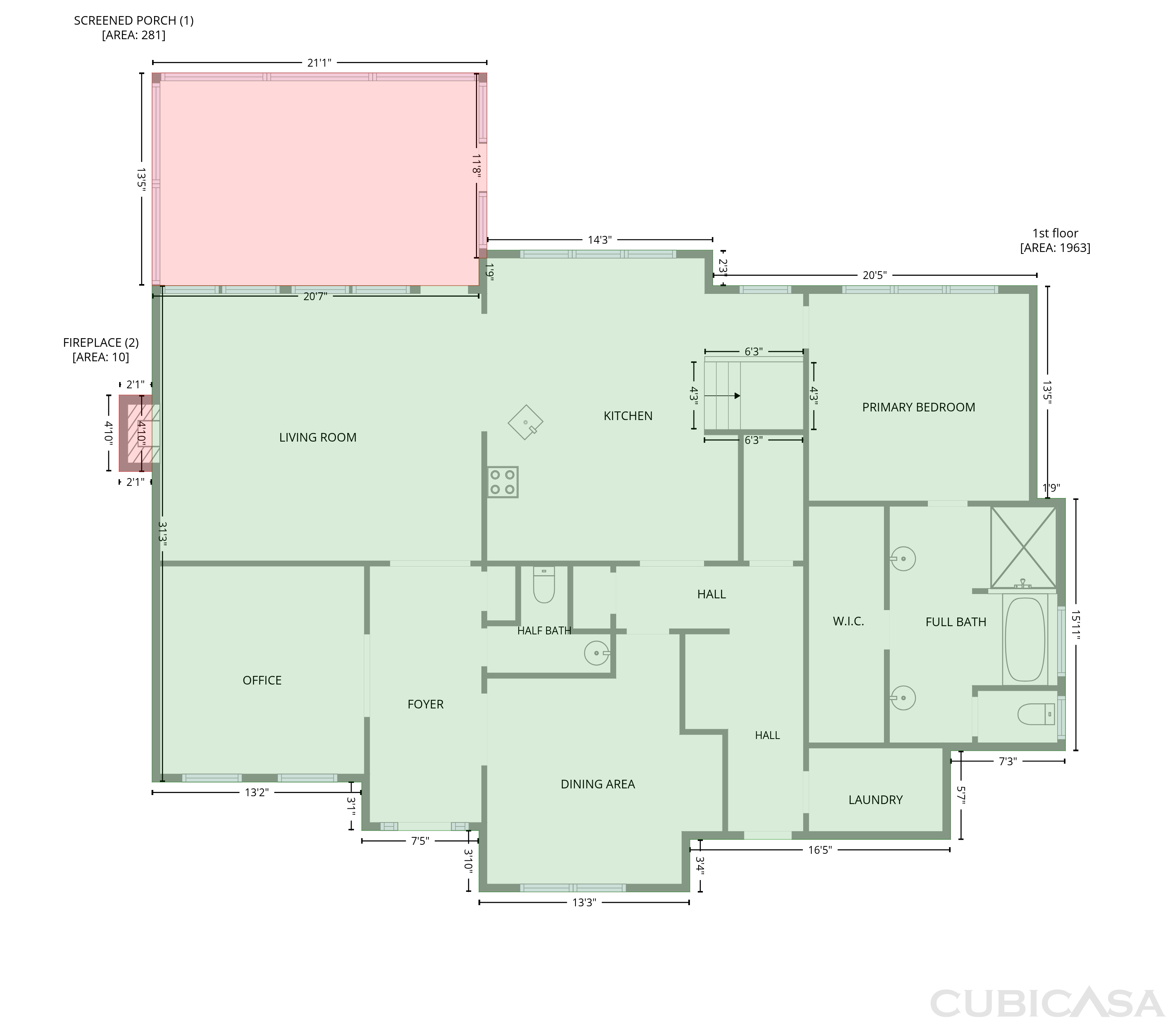 Main Floor of 746 Catherine St, Jesup, GA