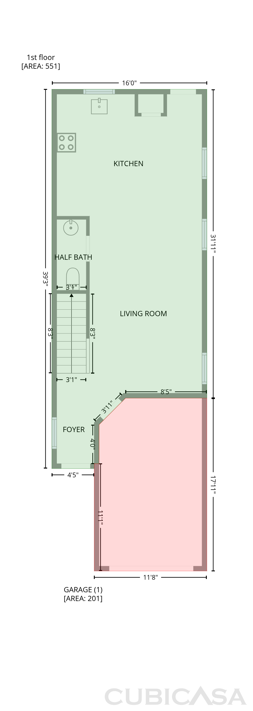Main Floor of 204 Socrates St, Lexington, SC