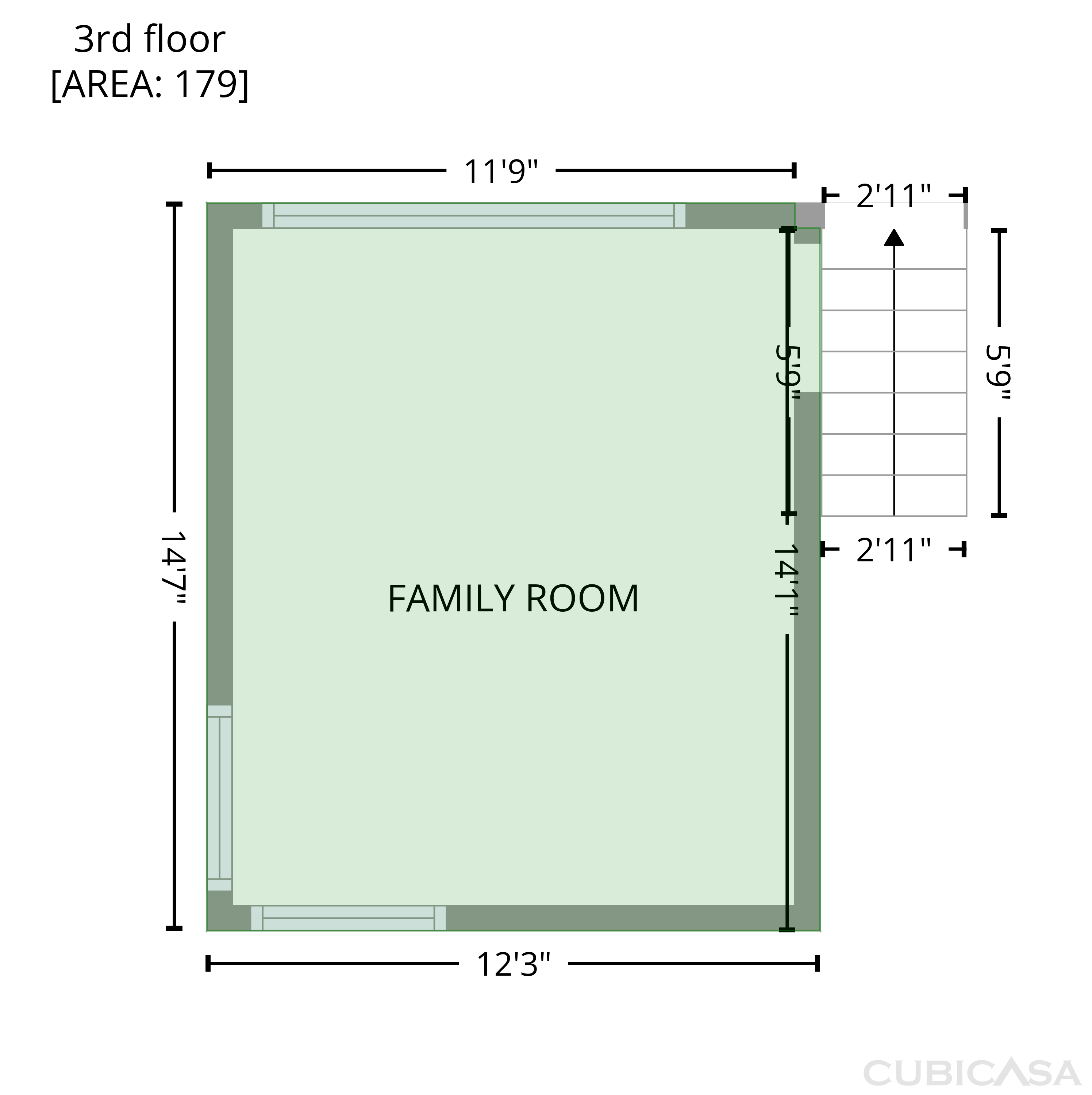Third Floor of 8723 Lookout Mountain Ave, Los Angeles, CA