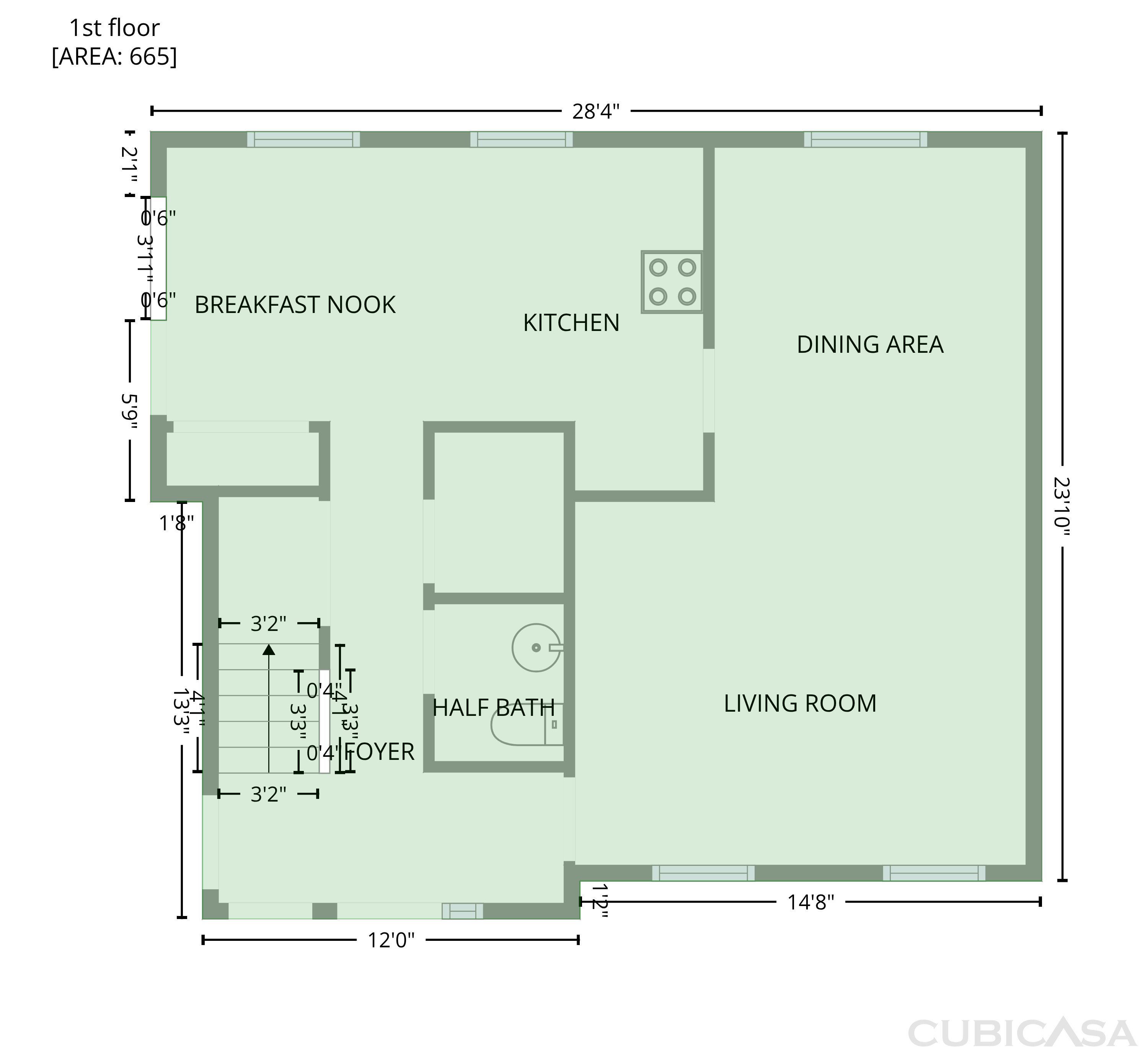 Main Floor of 9908 Rickover Ct, Manassas, VA