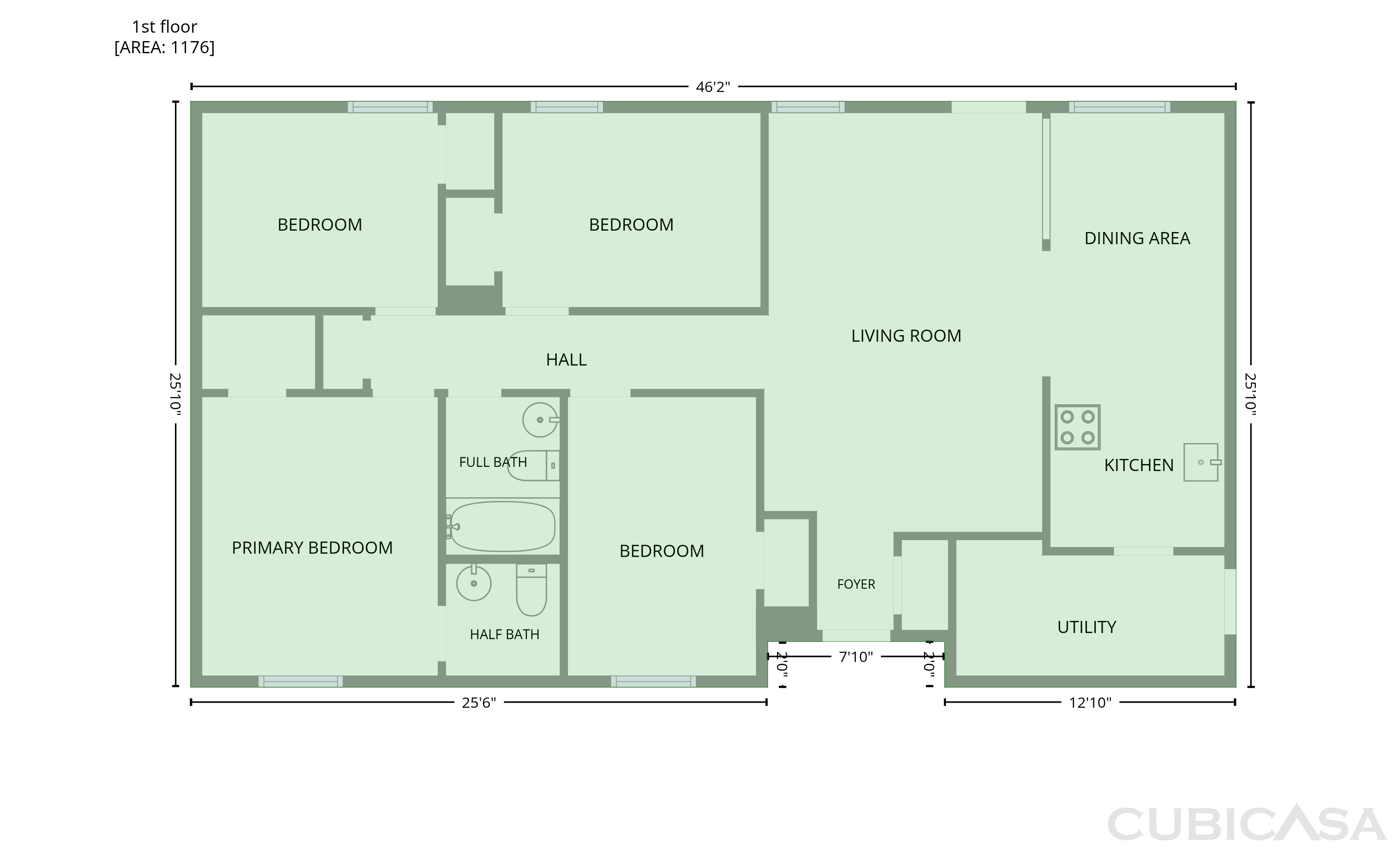 Main Floor of 1300 Maryland Dr, Ladson, SC