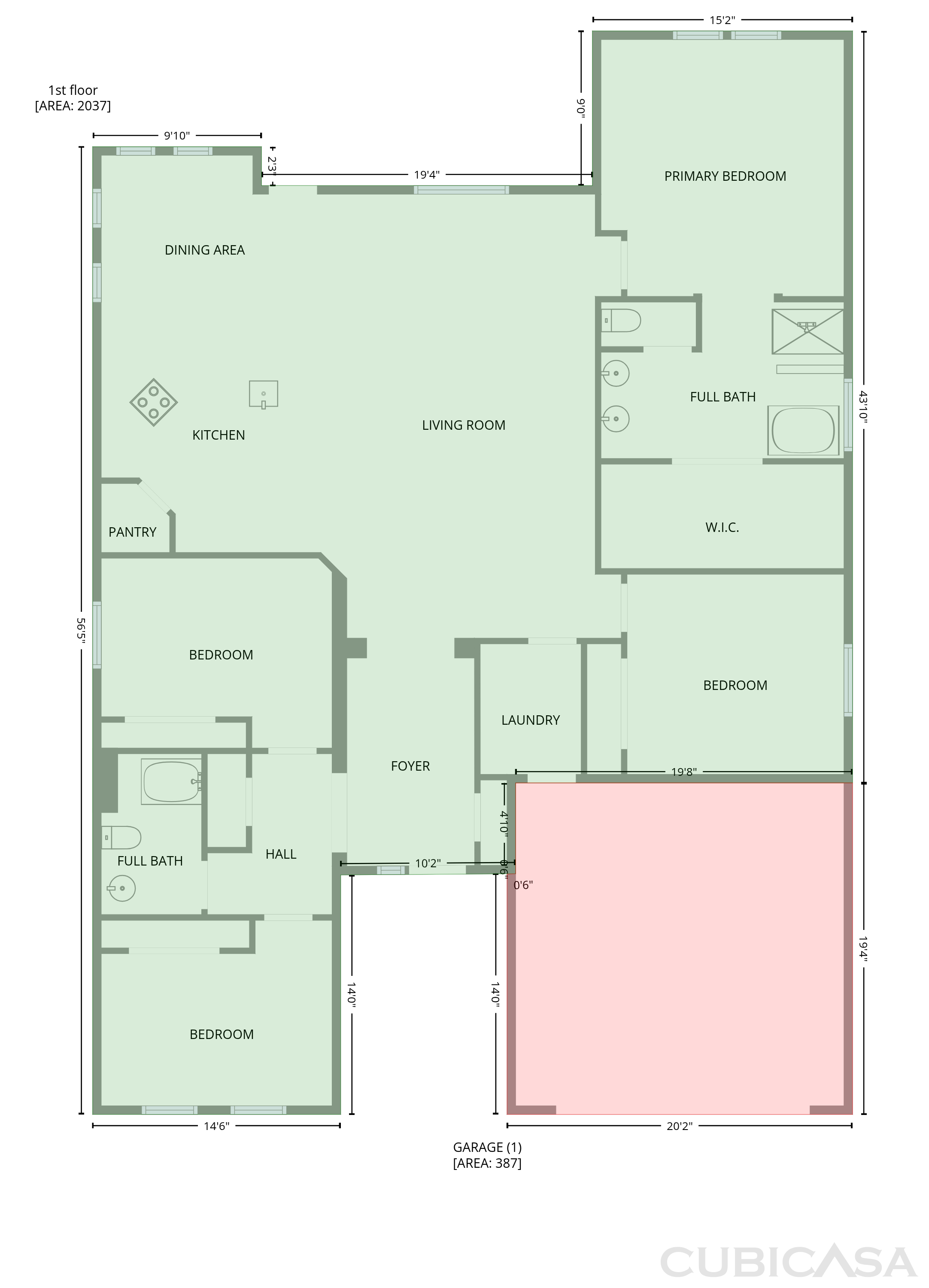 Main Floor of 11309 E Sable Ave, Mesa, AZ