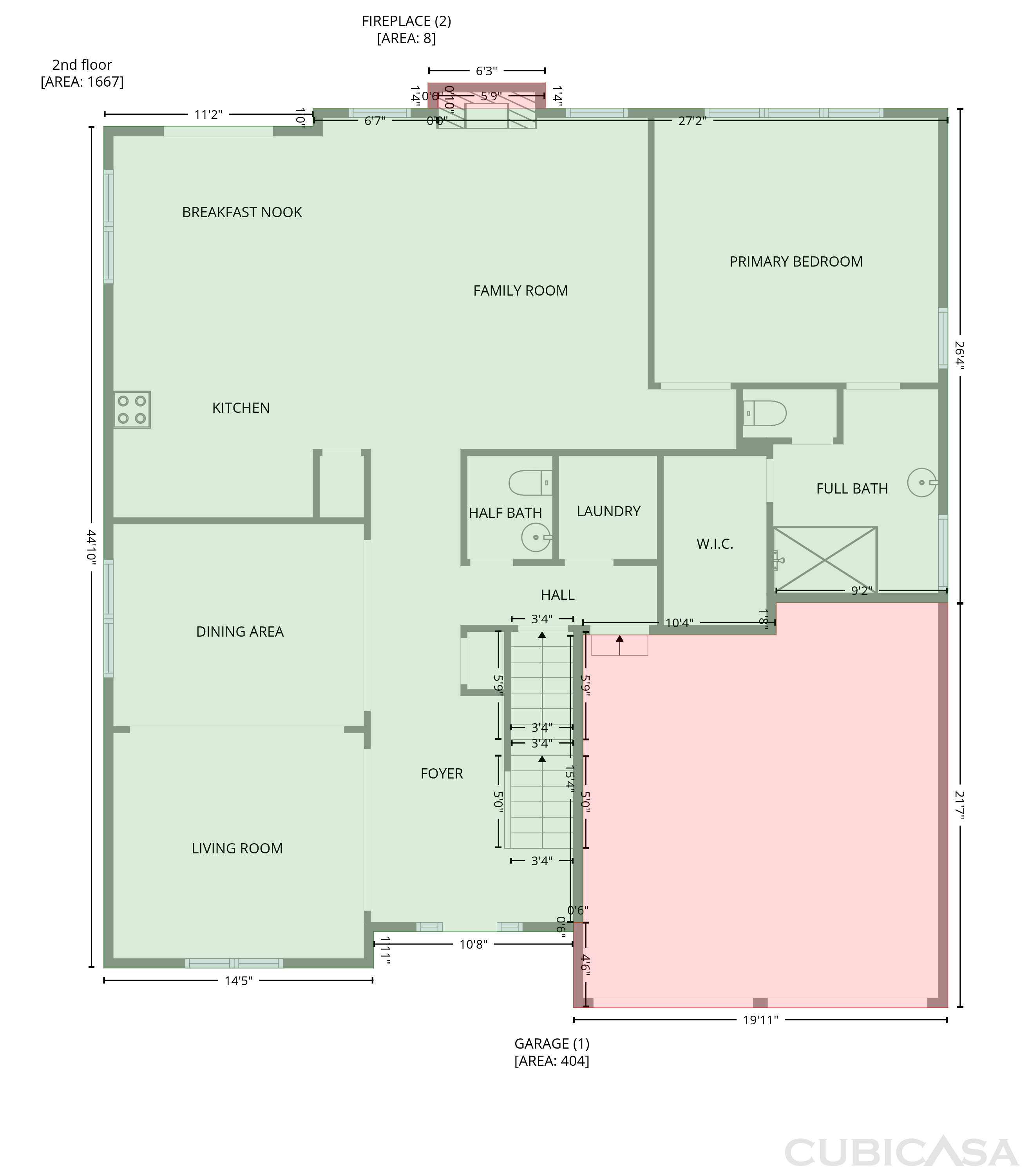 Second Floor of 4000 Amberley Ln, Marietta, GA