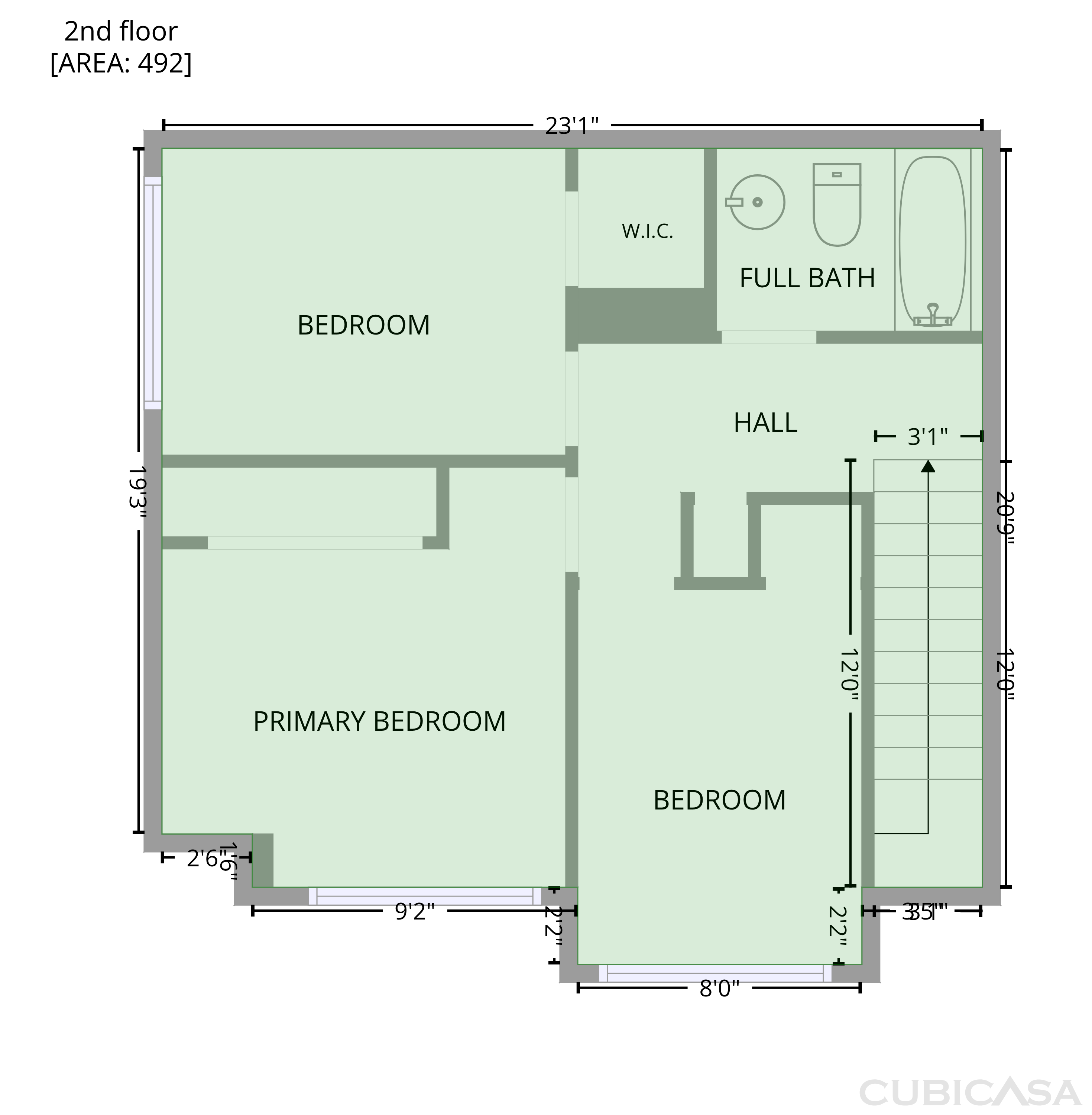 Upper level