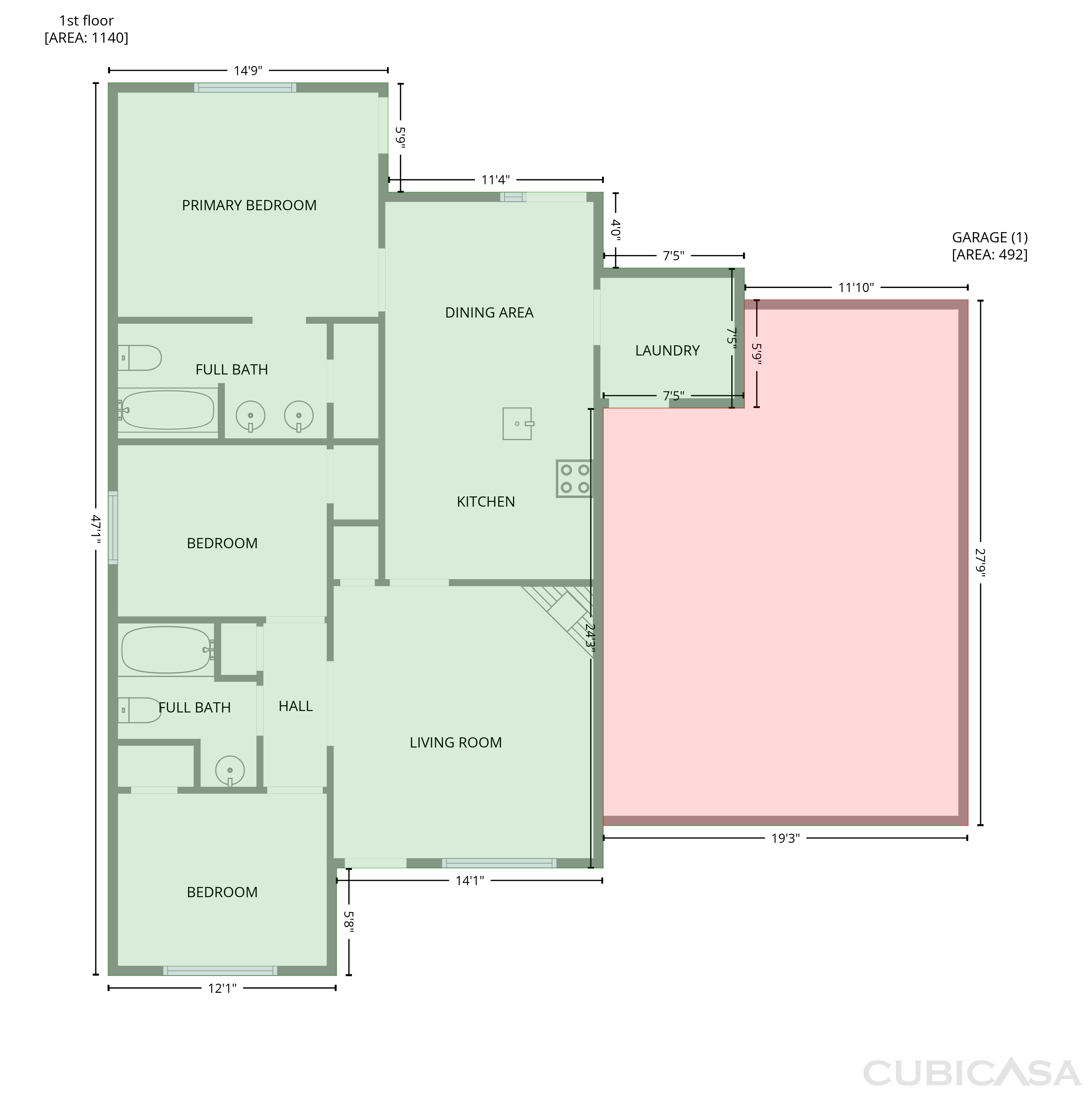 Main Floor of 10543 Crabtree Dr, Jonesboro, GA