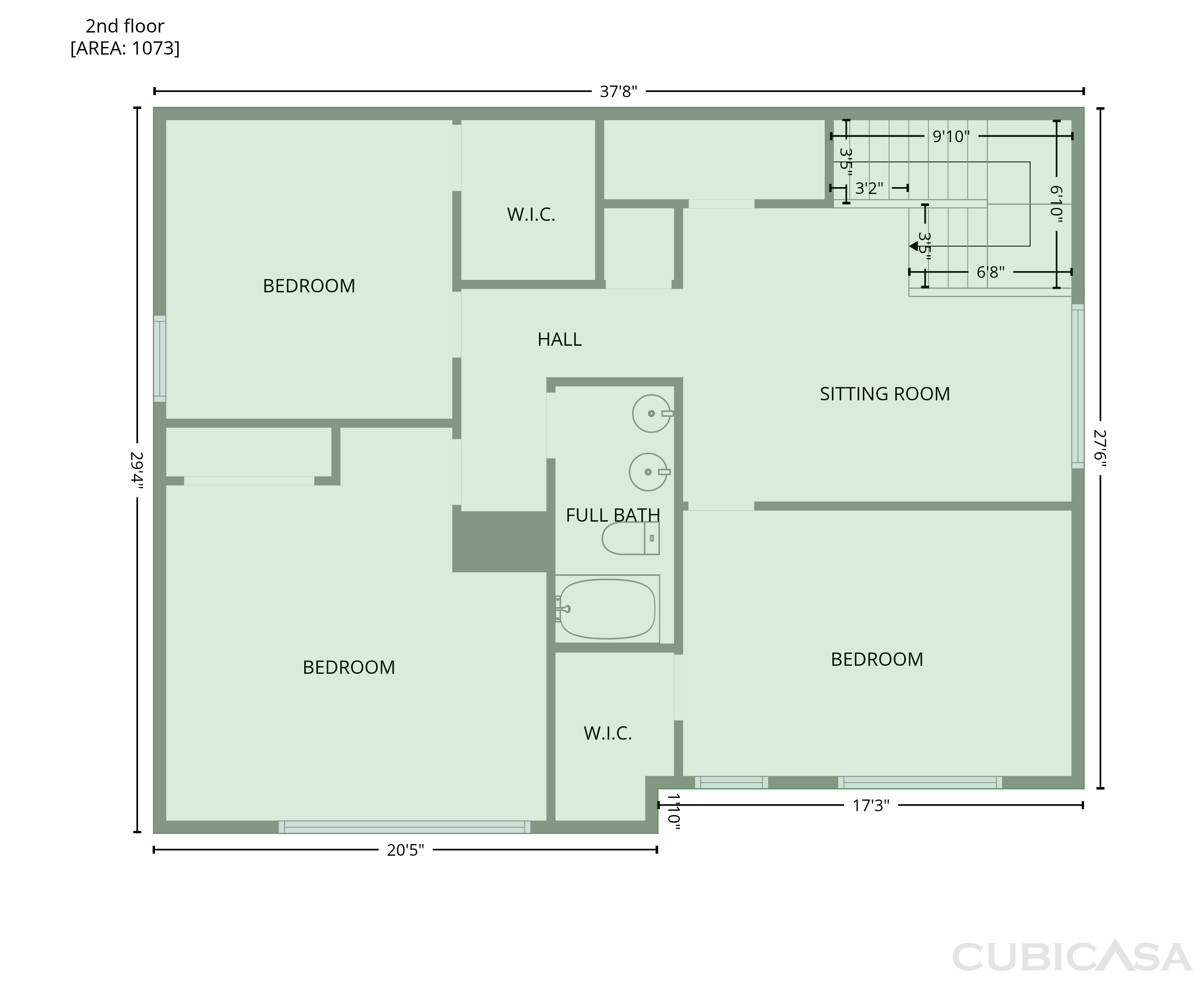 Second Floor of 109 S Stonemill Trl, Clayton, NC
