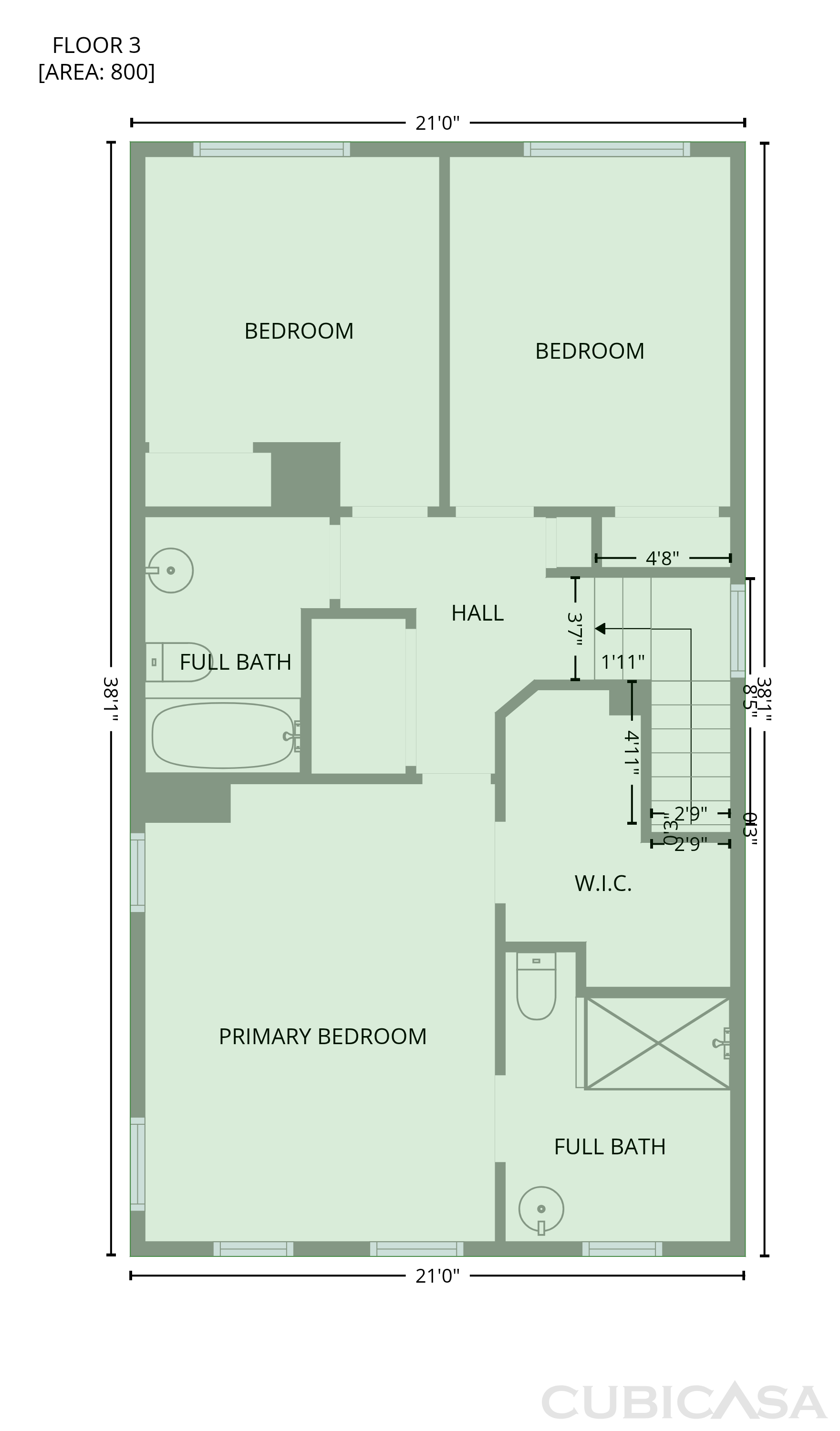 Third Floor of 2321 Silver Crescent Dr, Charlotte, NC
