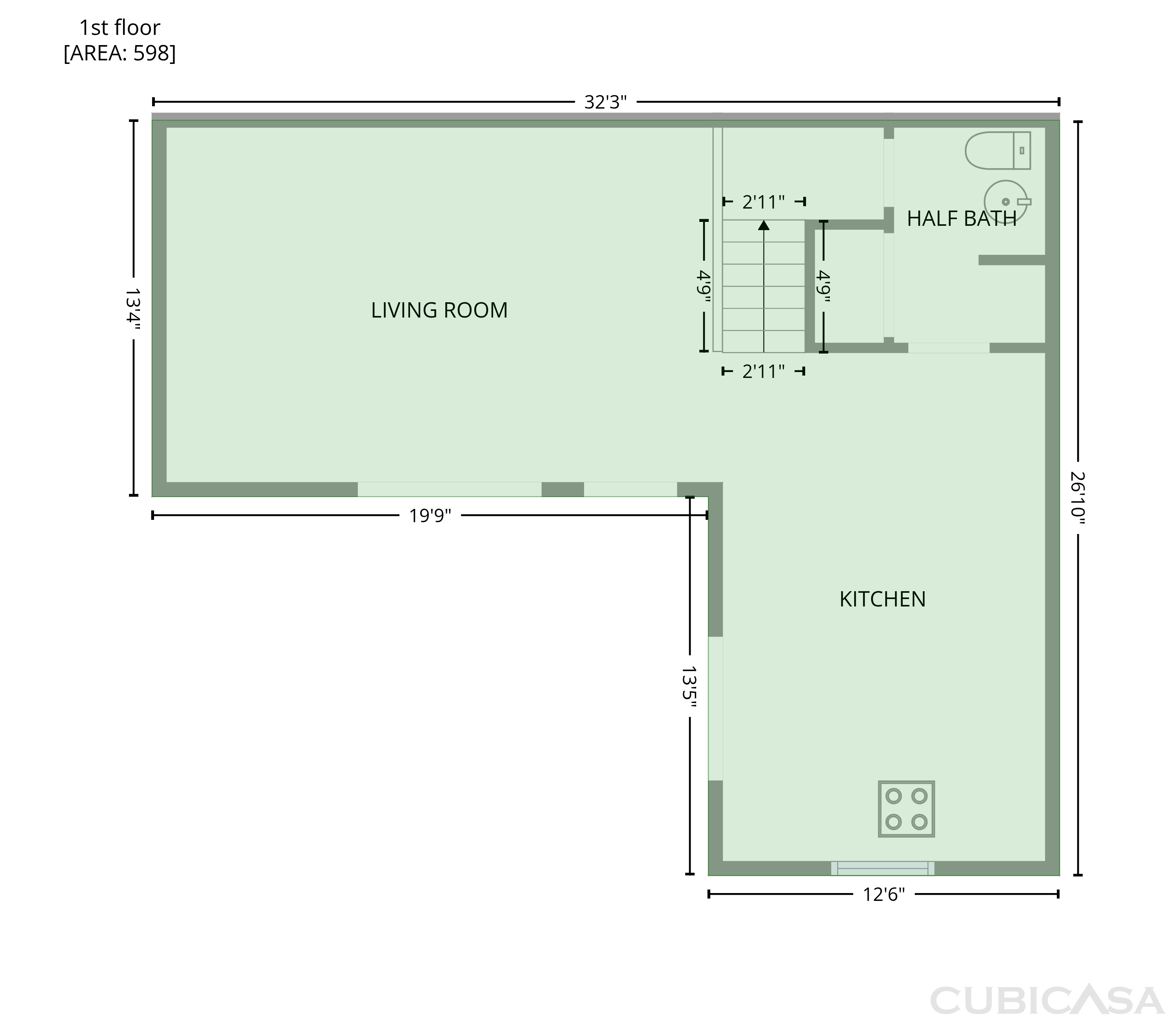 Main Floor of 110 N Delaware Blvd, Jupiter, FL