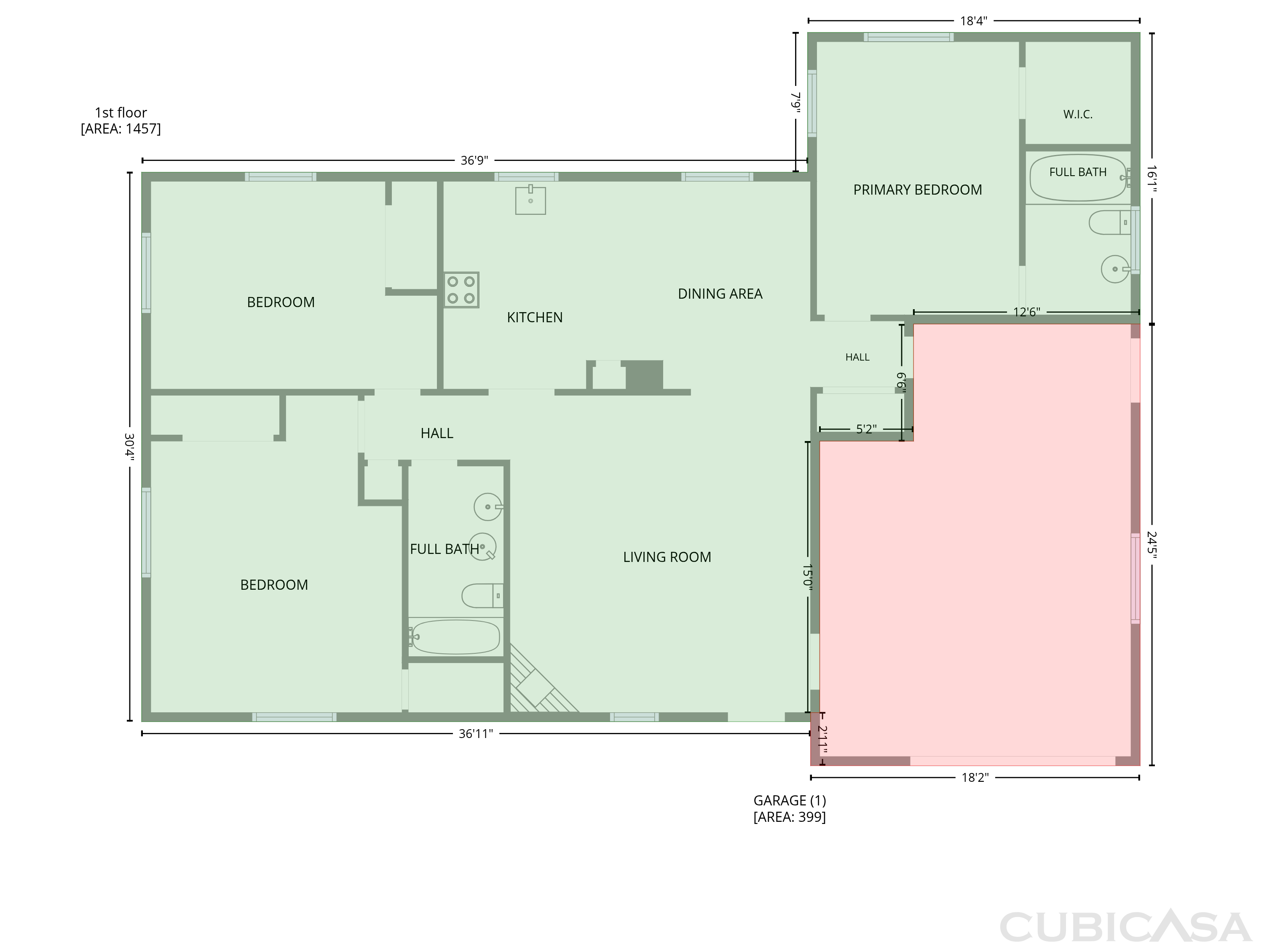 Main Floor of 4621 NW 29th Ave, Gainesville, FL