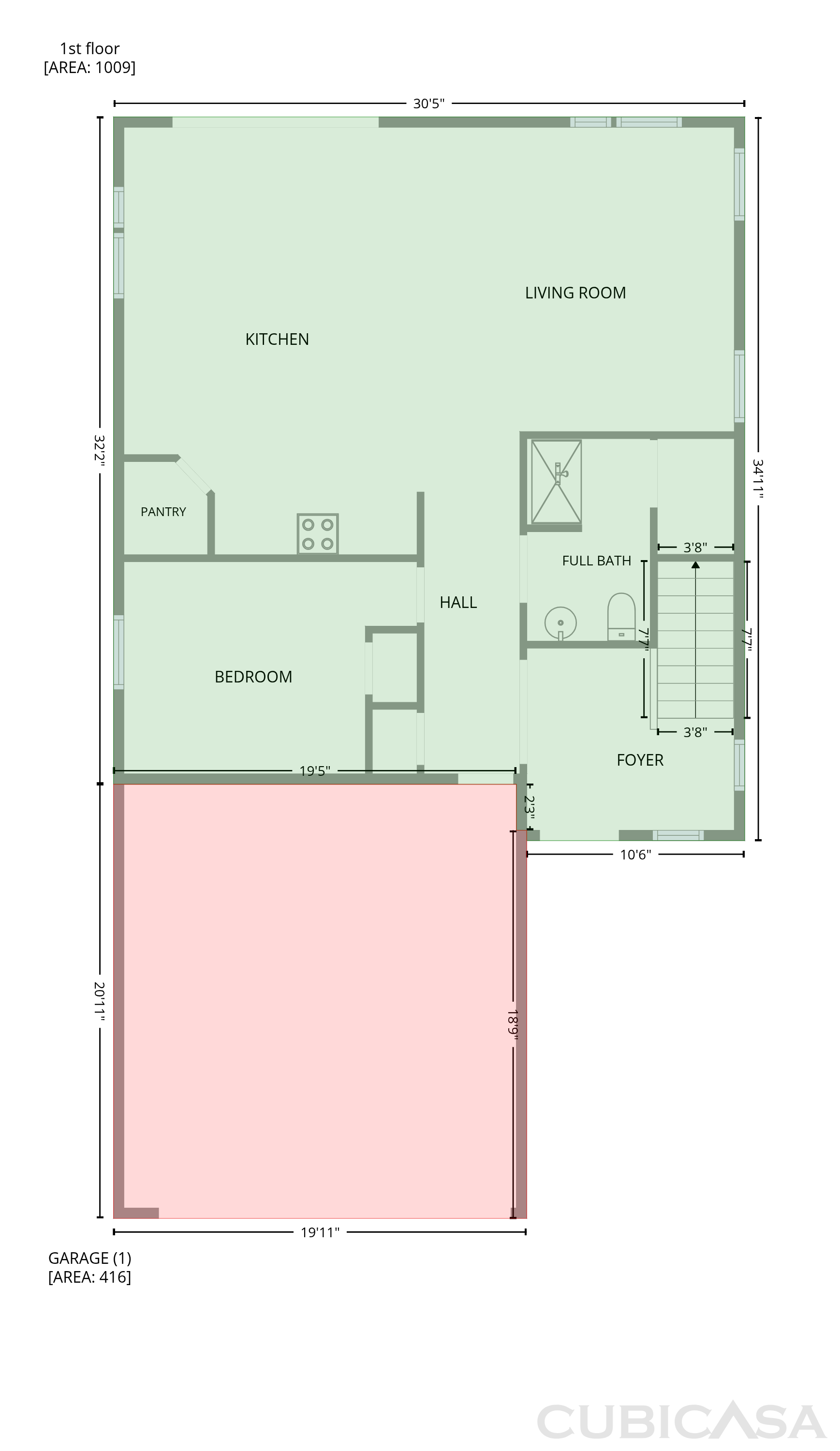 Main Floor of 133 Timber Crest Trl, White Bluff, TN