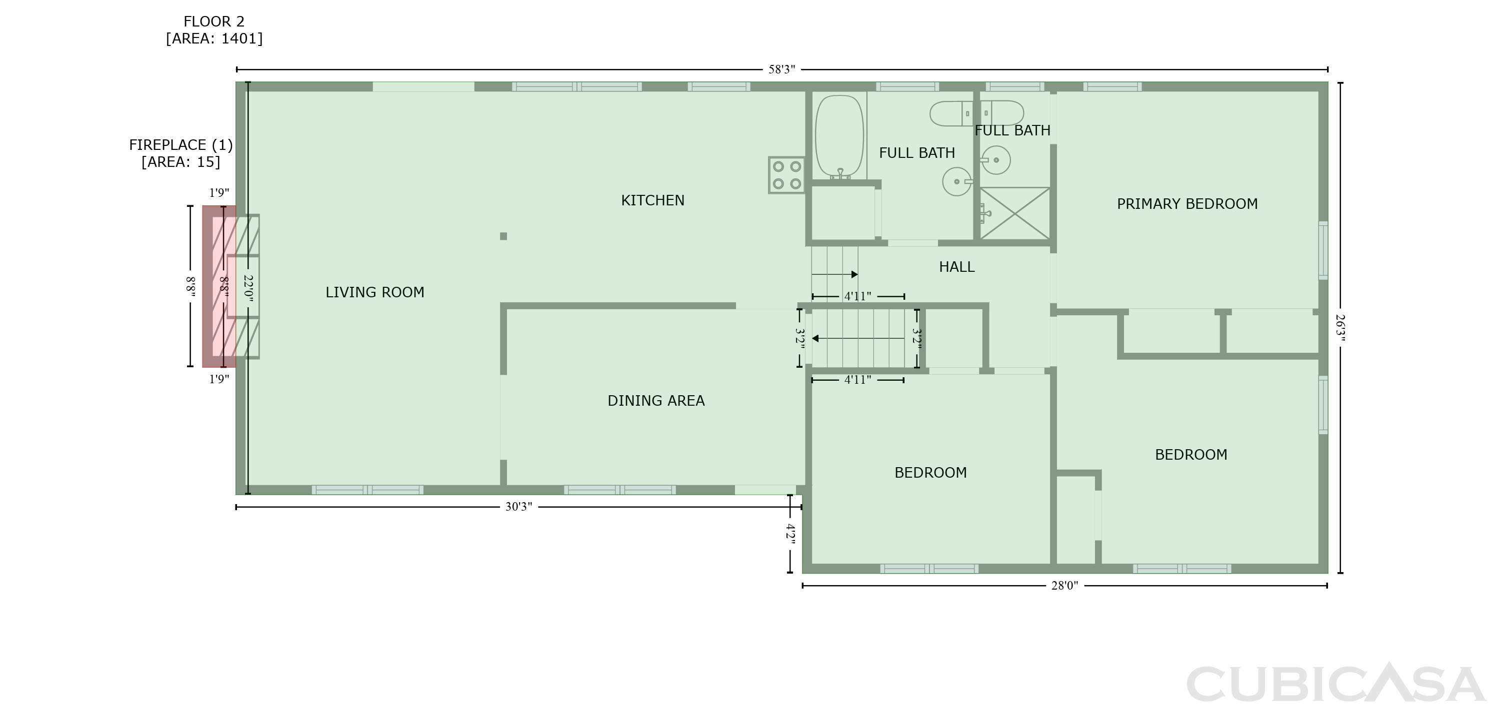 Second Floor of 2006 Chelsea Ln, Acworth, GA