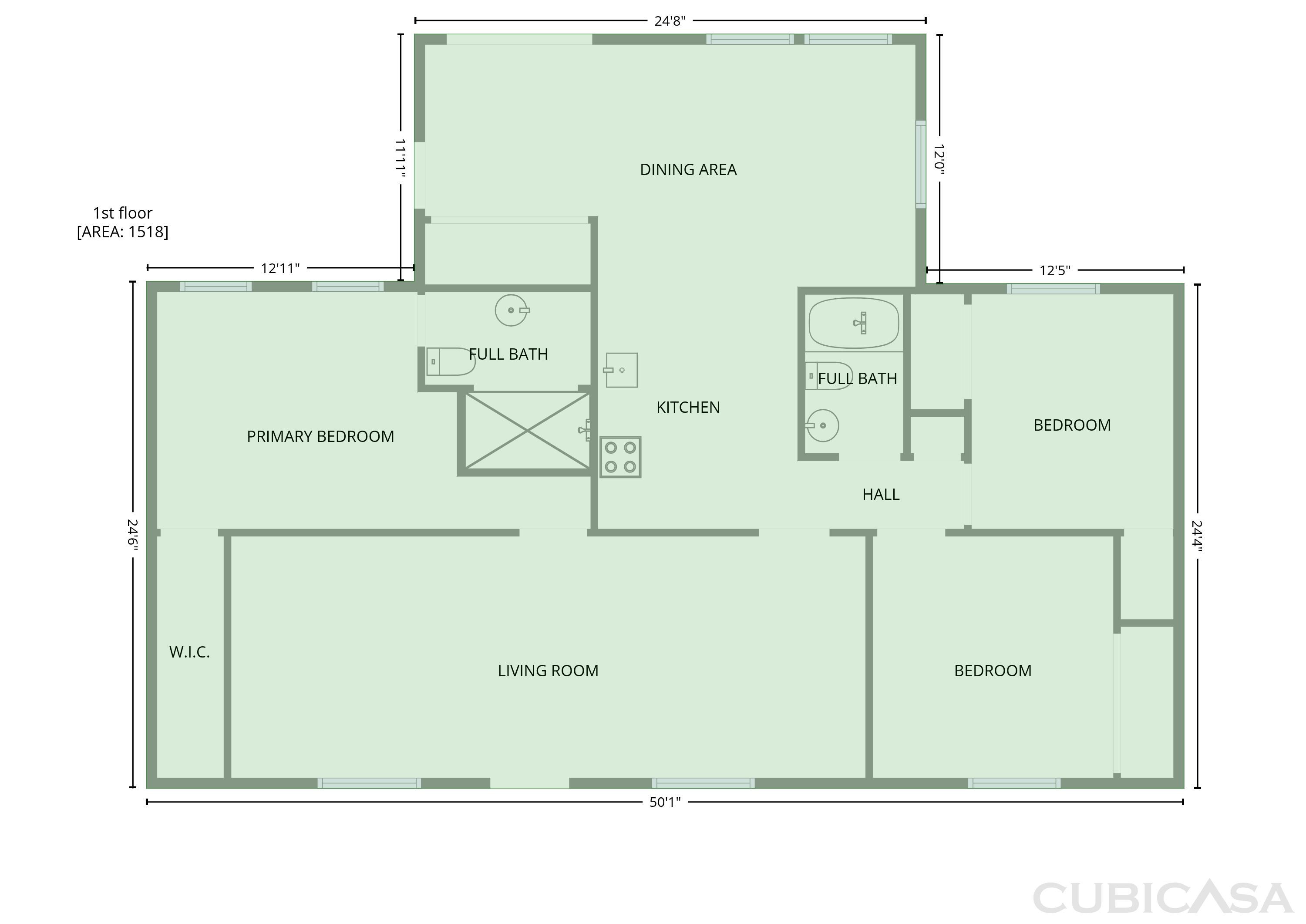 Main Floor of 613 4th St NE, Fort Meade, FL
