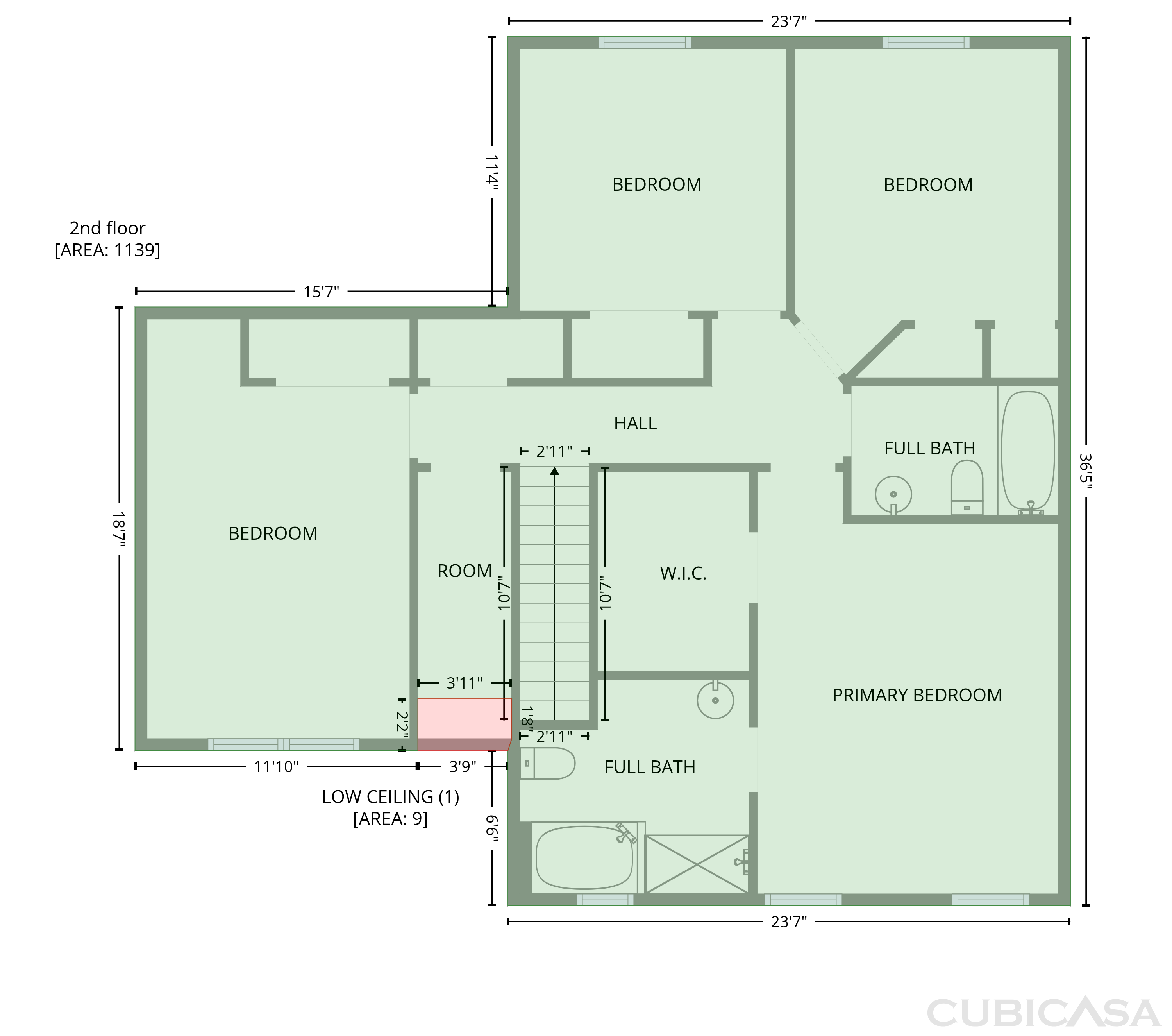 Second Floor of 10225 Misty Moss Ct, Mint Hill, NC
