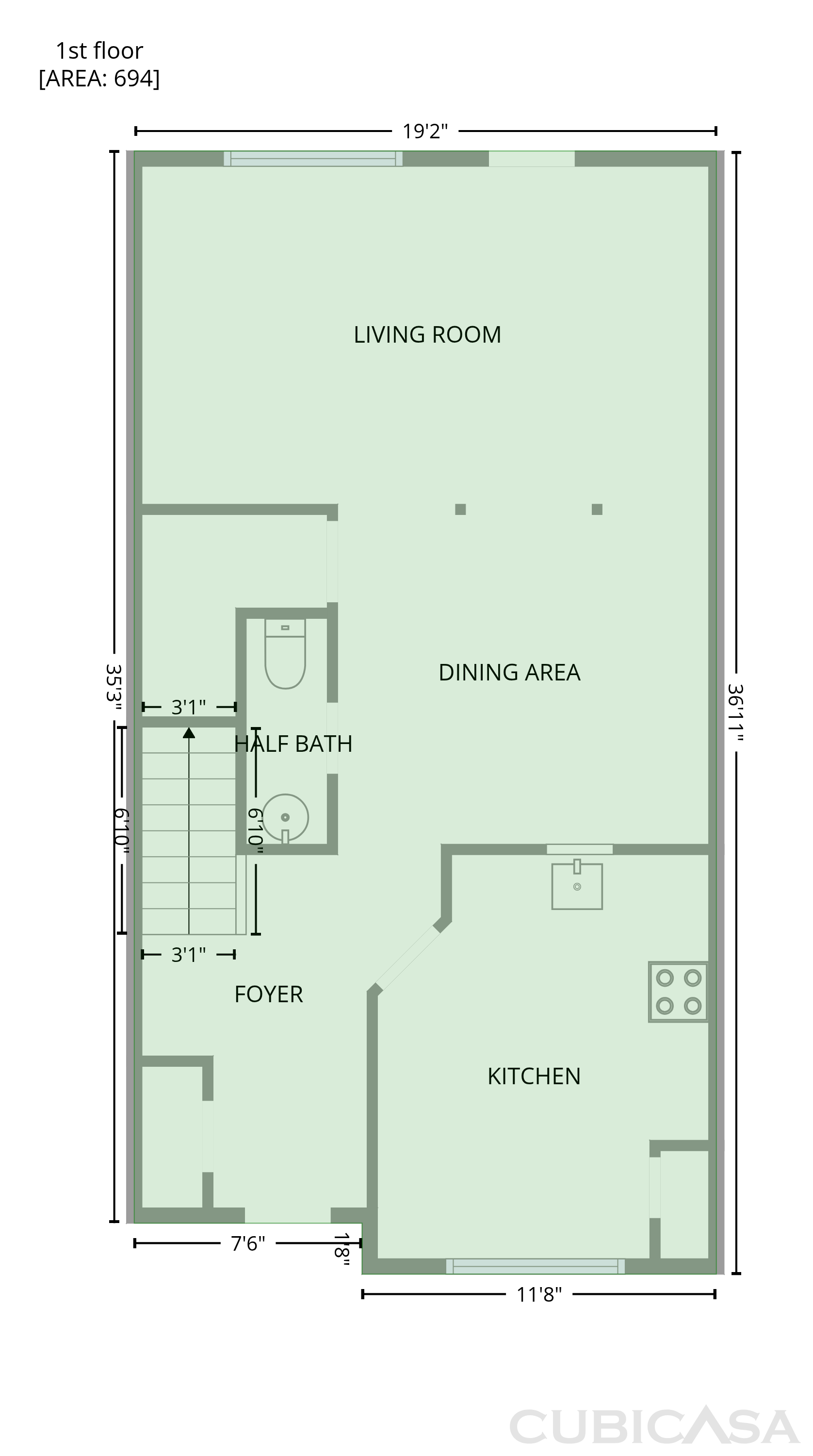 Main Floor of 4041 Browne Ct, Conley, GA