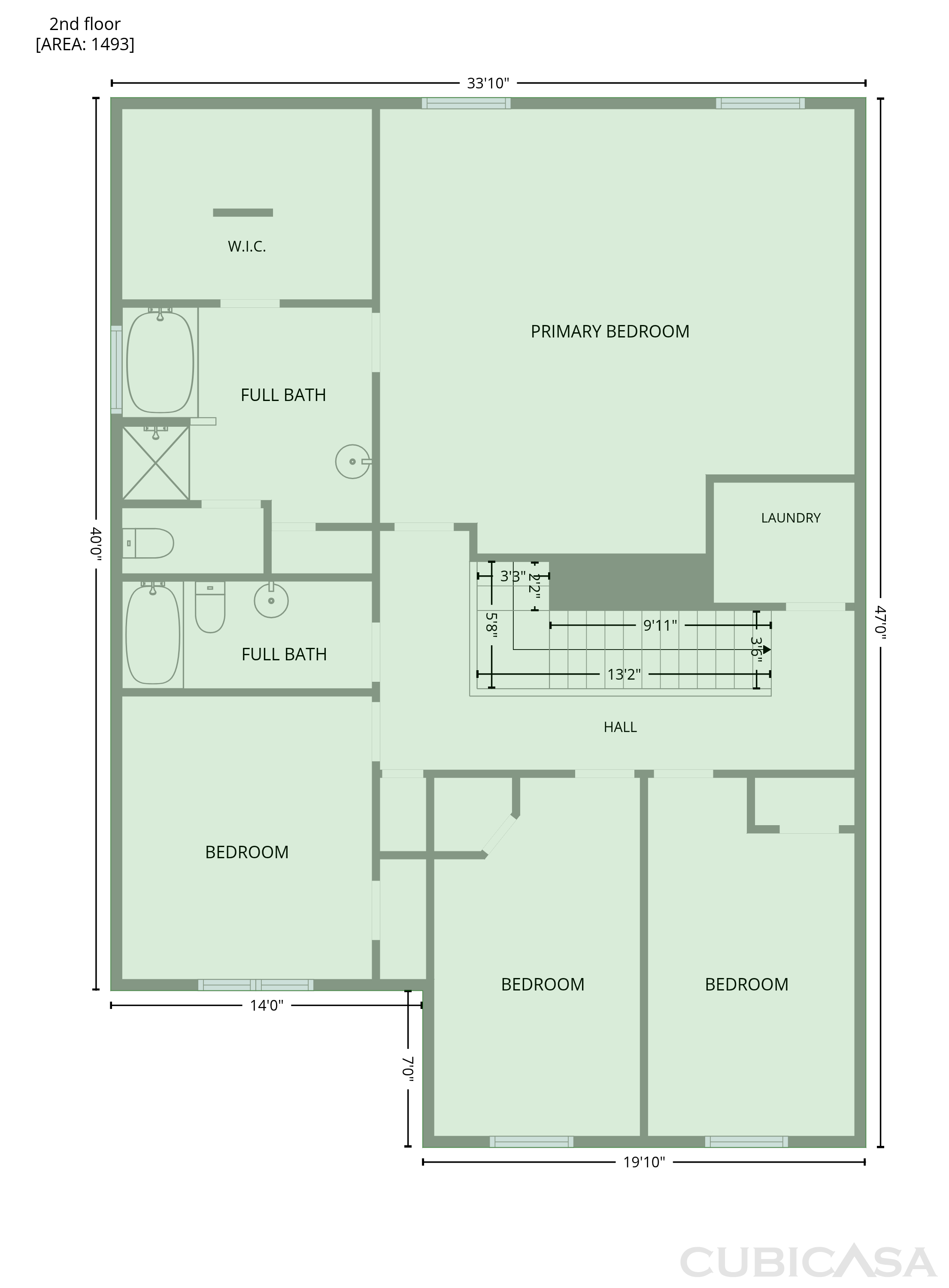 Second Floor of 1825 Habersham Villa Dr, Cumming, GA