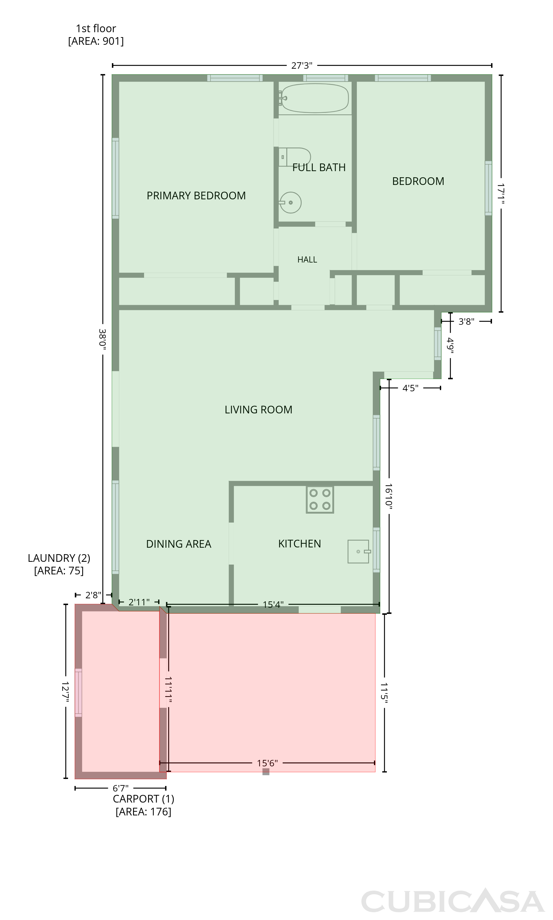 Main Floor of 4511 Montclair Rd, Orlando, FL