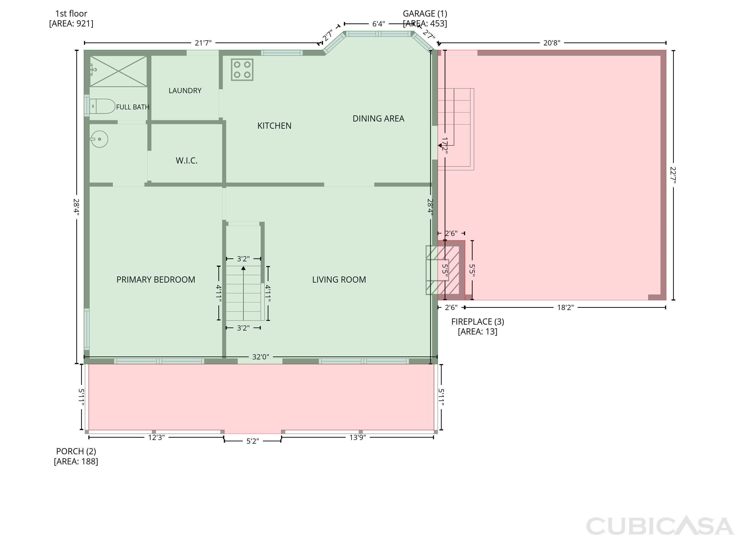 Main Floor of 321 Paradise Cir, Satsuma, FL
